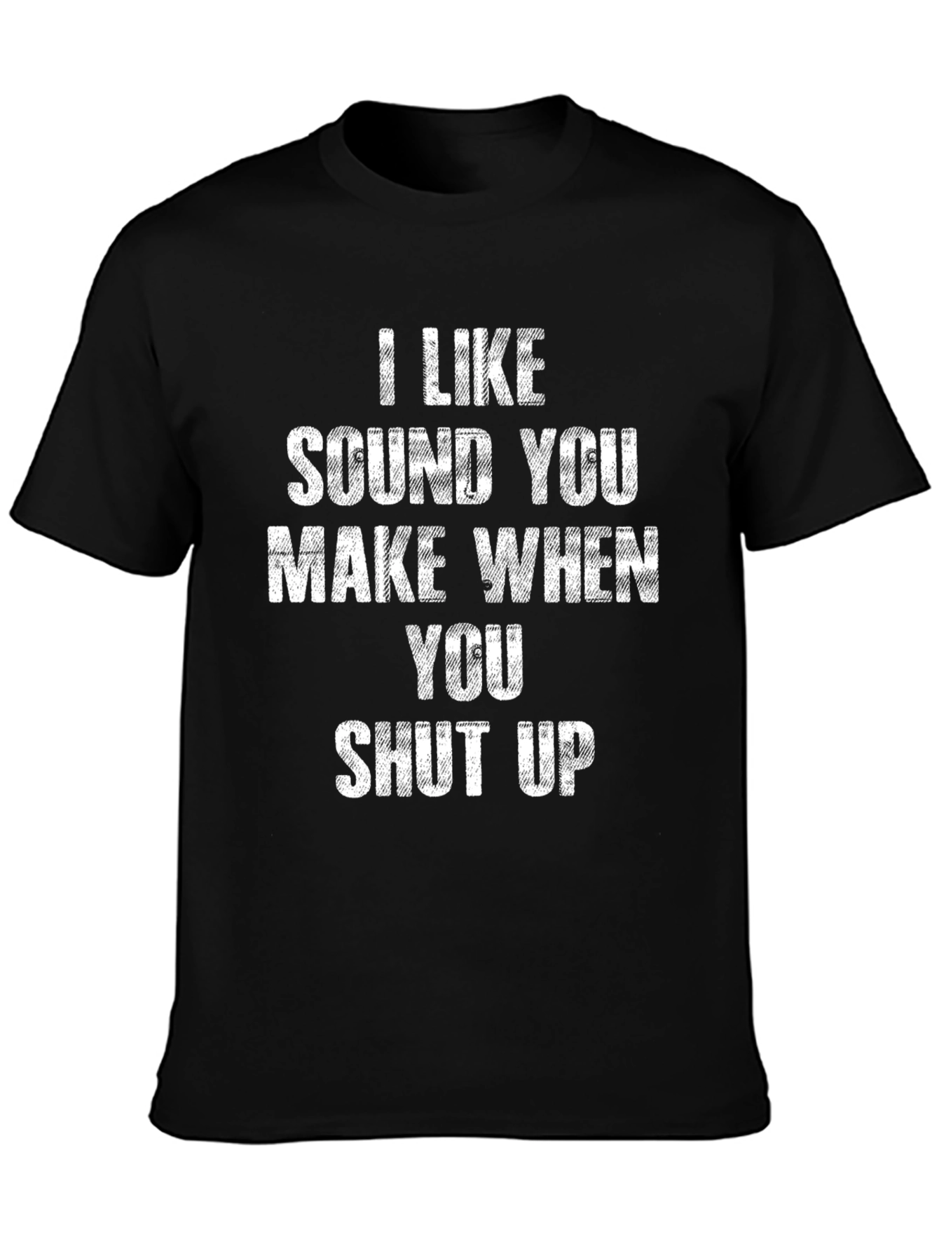 Black I Like The Sound You Make T-Shirt - Funny Novelty Tee view 3