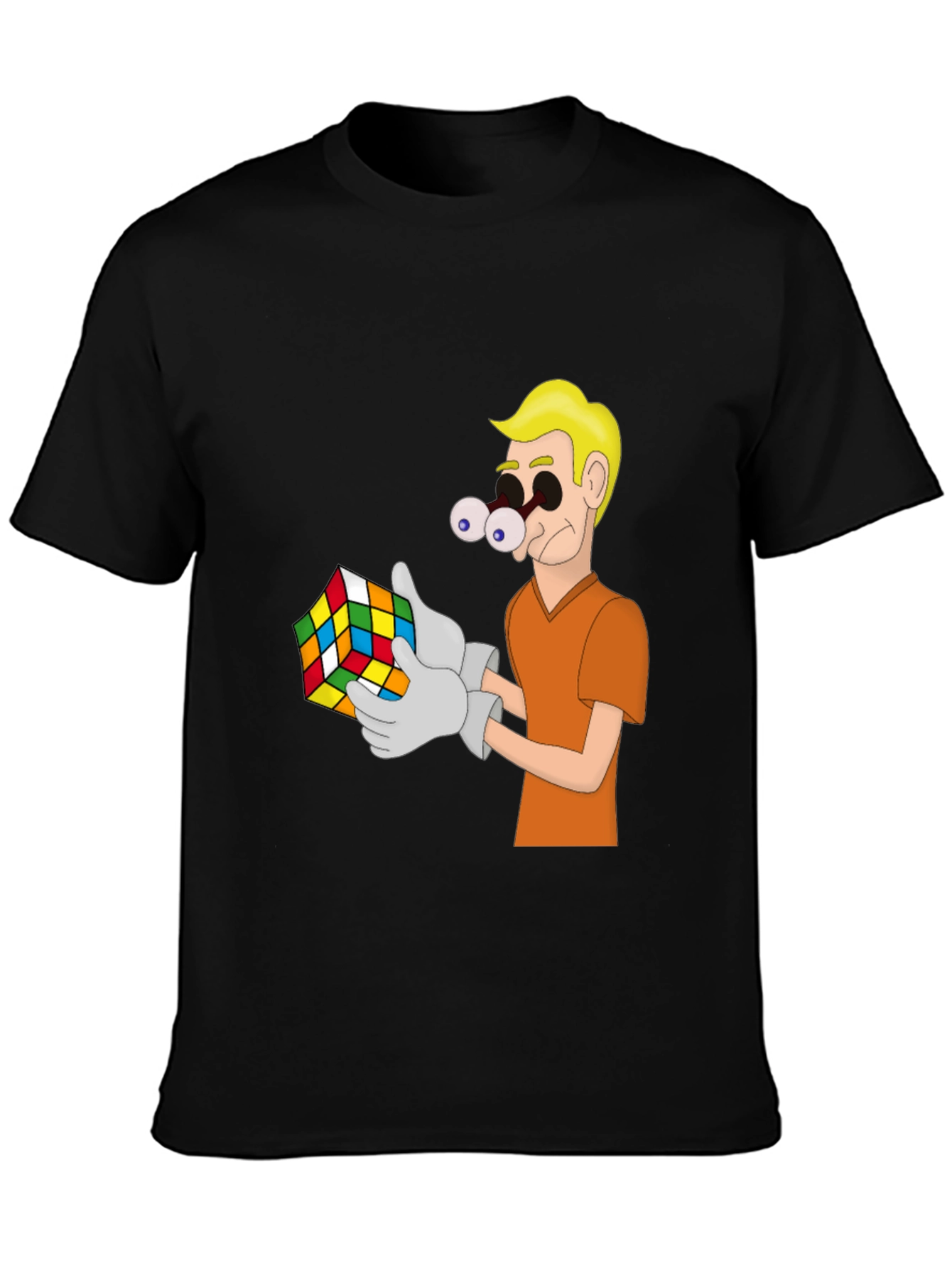 Rubik's Cube Cartoon Tee - 3