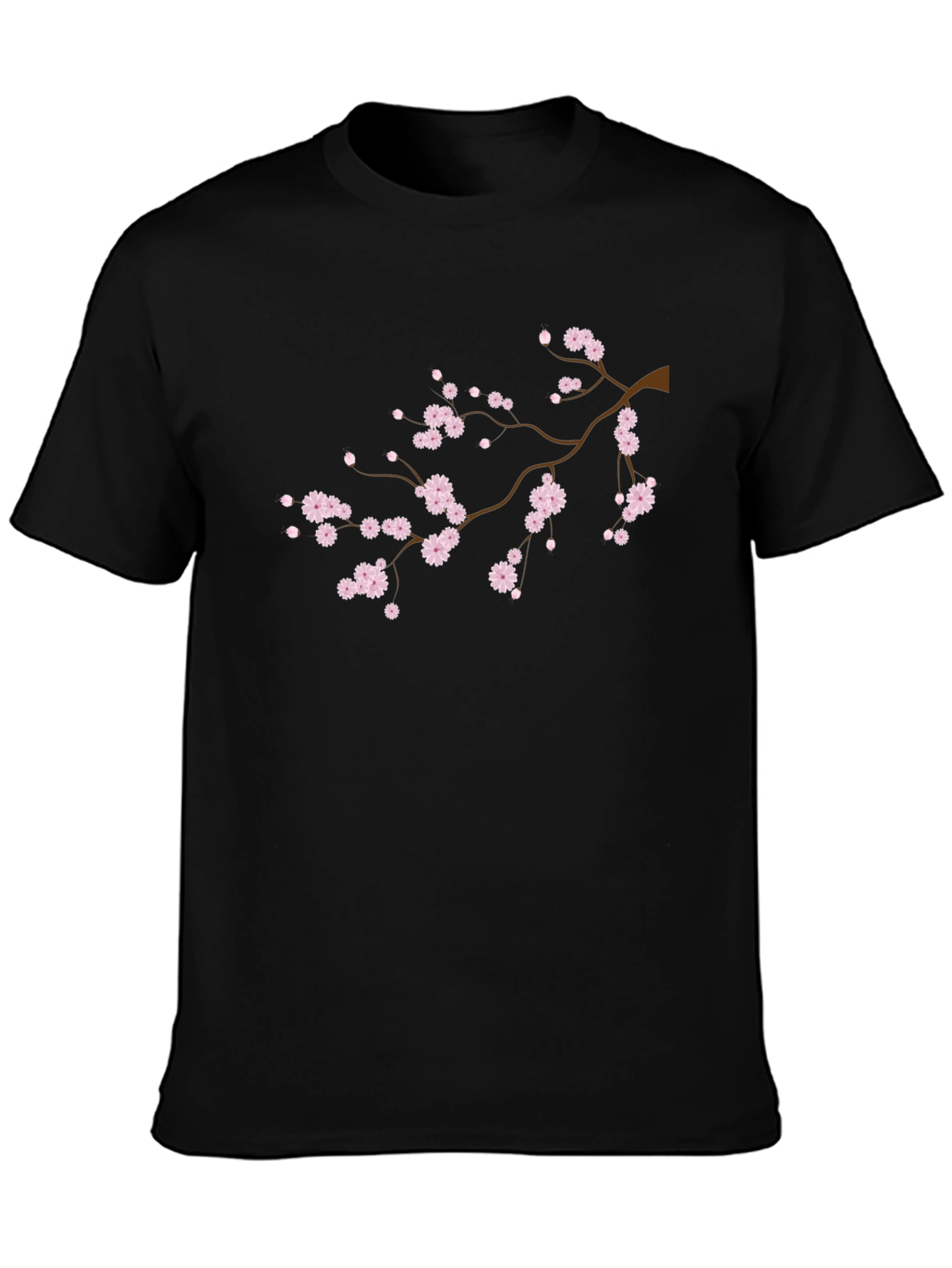 Black Cherry Blossom T-Shirt view 3