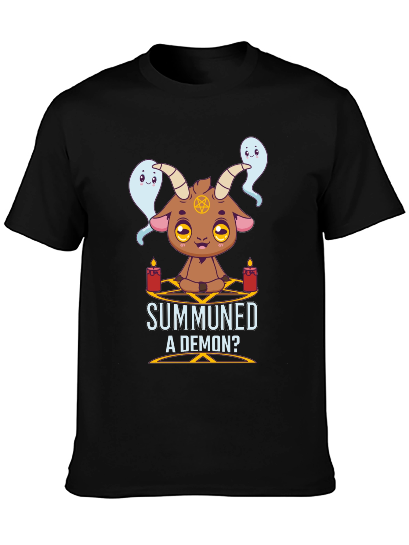 Black Summoned a Demon? Graphic Tee view 3