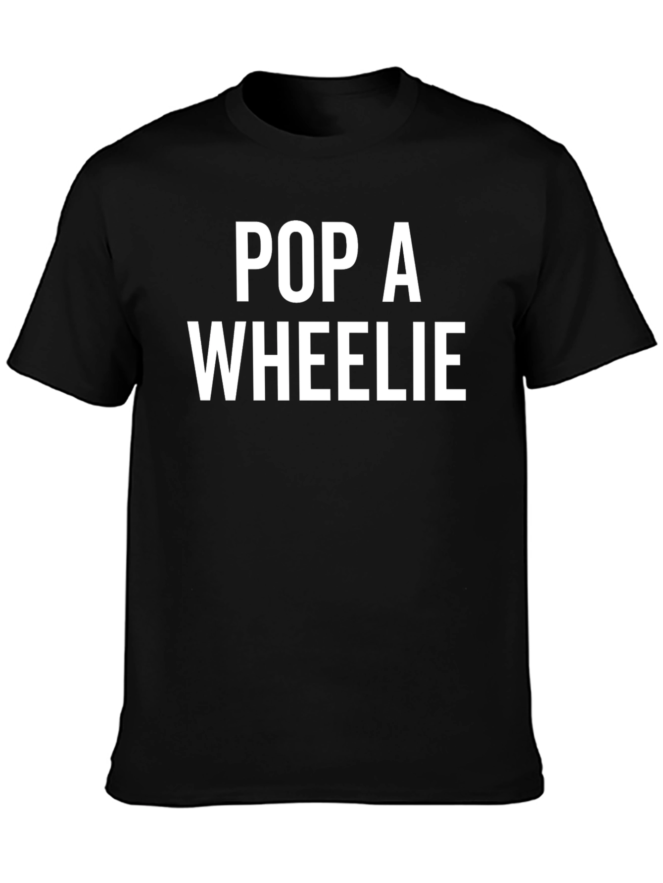 Black Pop A Wheelie Graphic Tee view 3