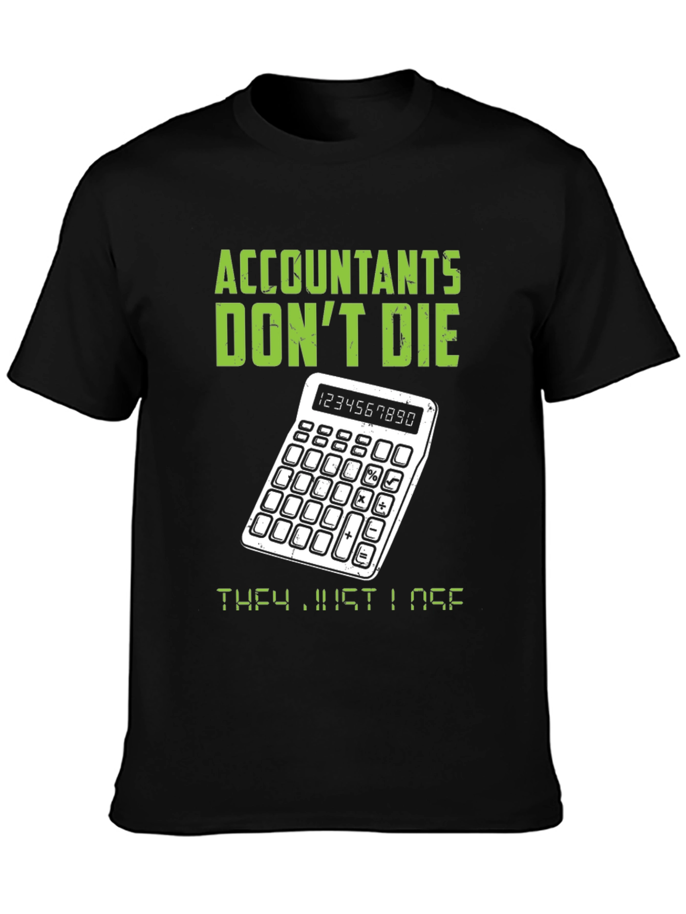 Black Accountants Don't Die T-Shirt view 3