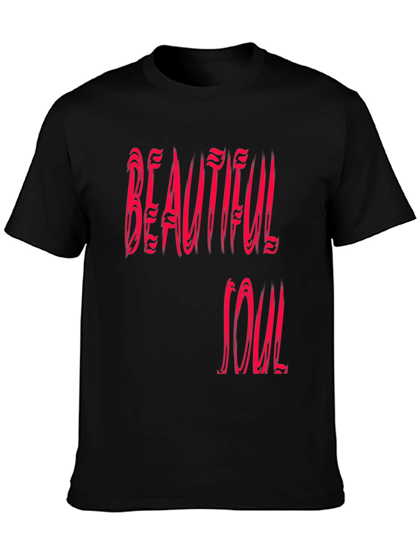 Black Beautiful Soul Graphic Tee - Black view 3