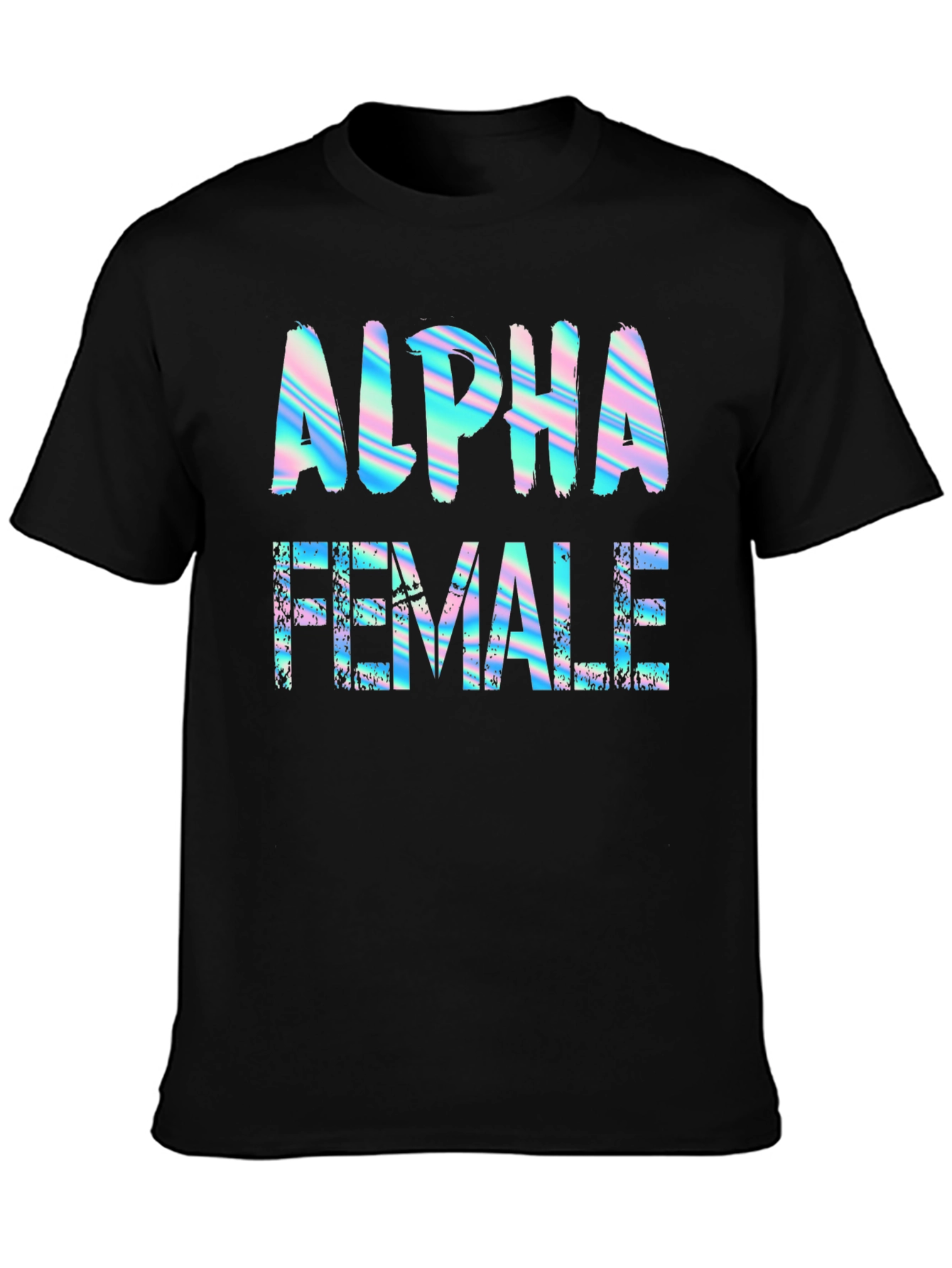 Black Alpha Female Graphic Print T-Shirt view 3