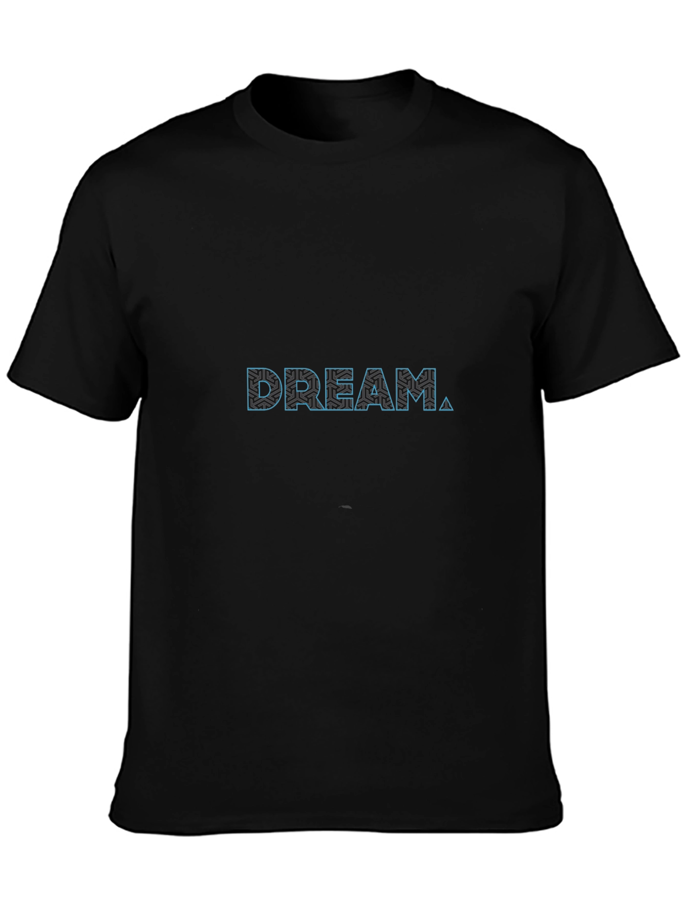 Black Dream Graphic Print Black T-Shirt view 3