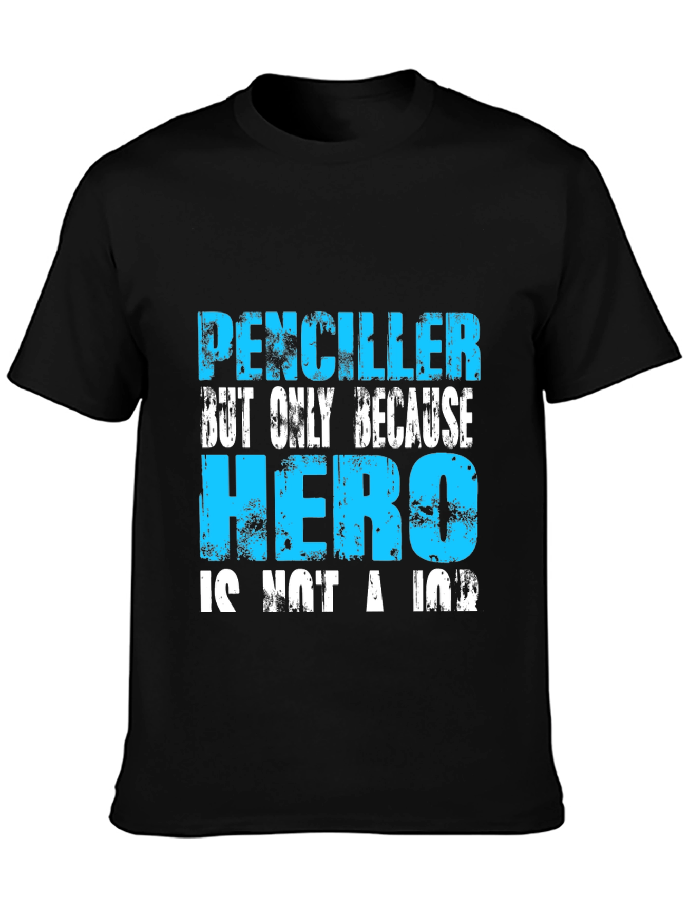 Black Penciller Hero Graphic T-Shirt view 3