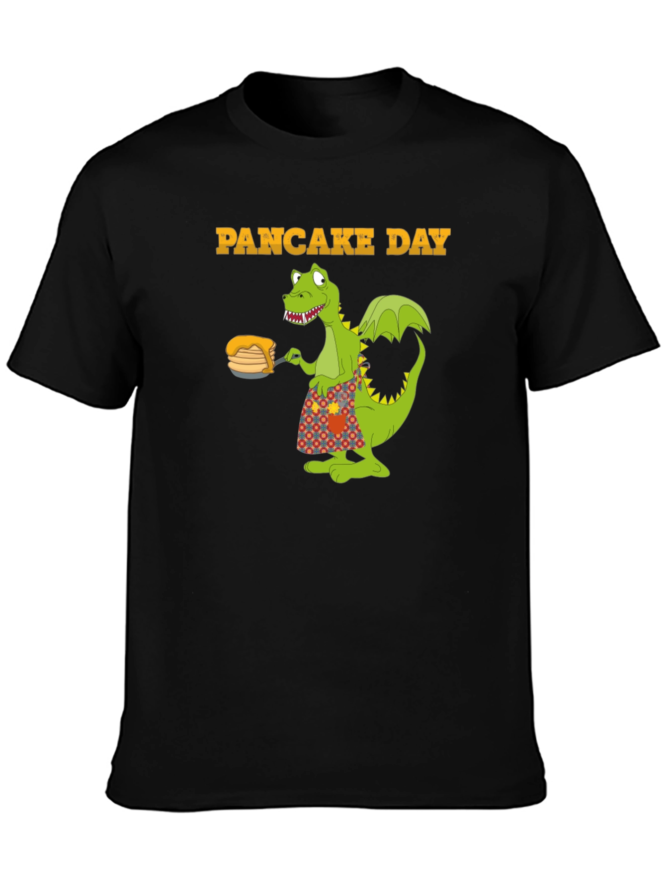 Pancake Day T-Shirt with Dragon Graphic - 3