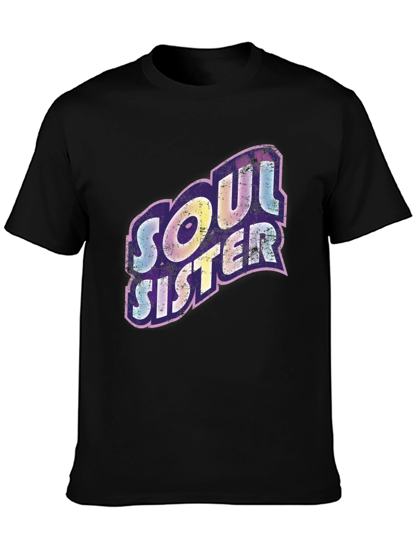 Black Soul Sister Black Graphic Tee view 3