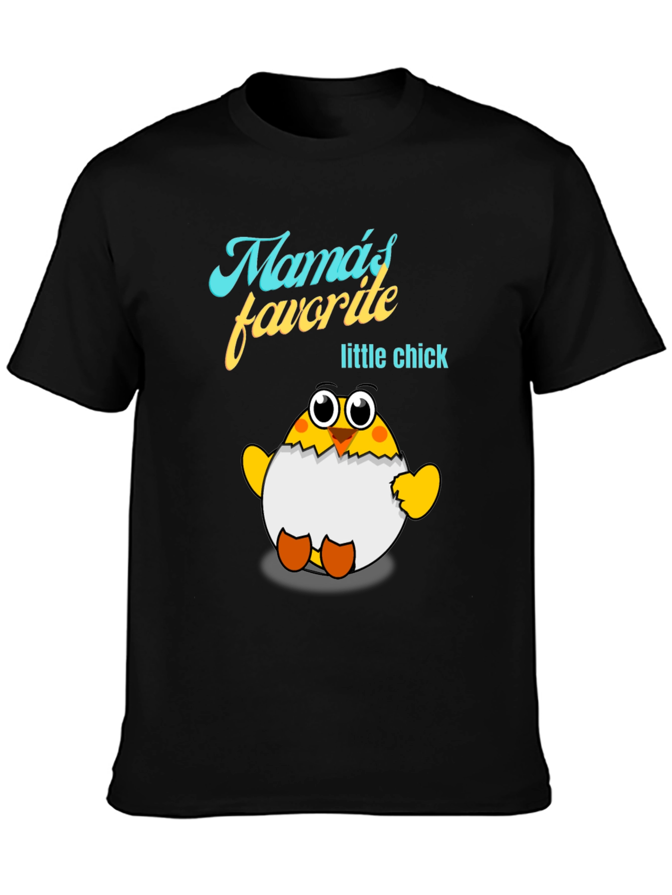Black Mama's Favorite Little Chick T-Shirt view 3