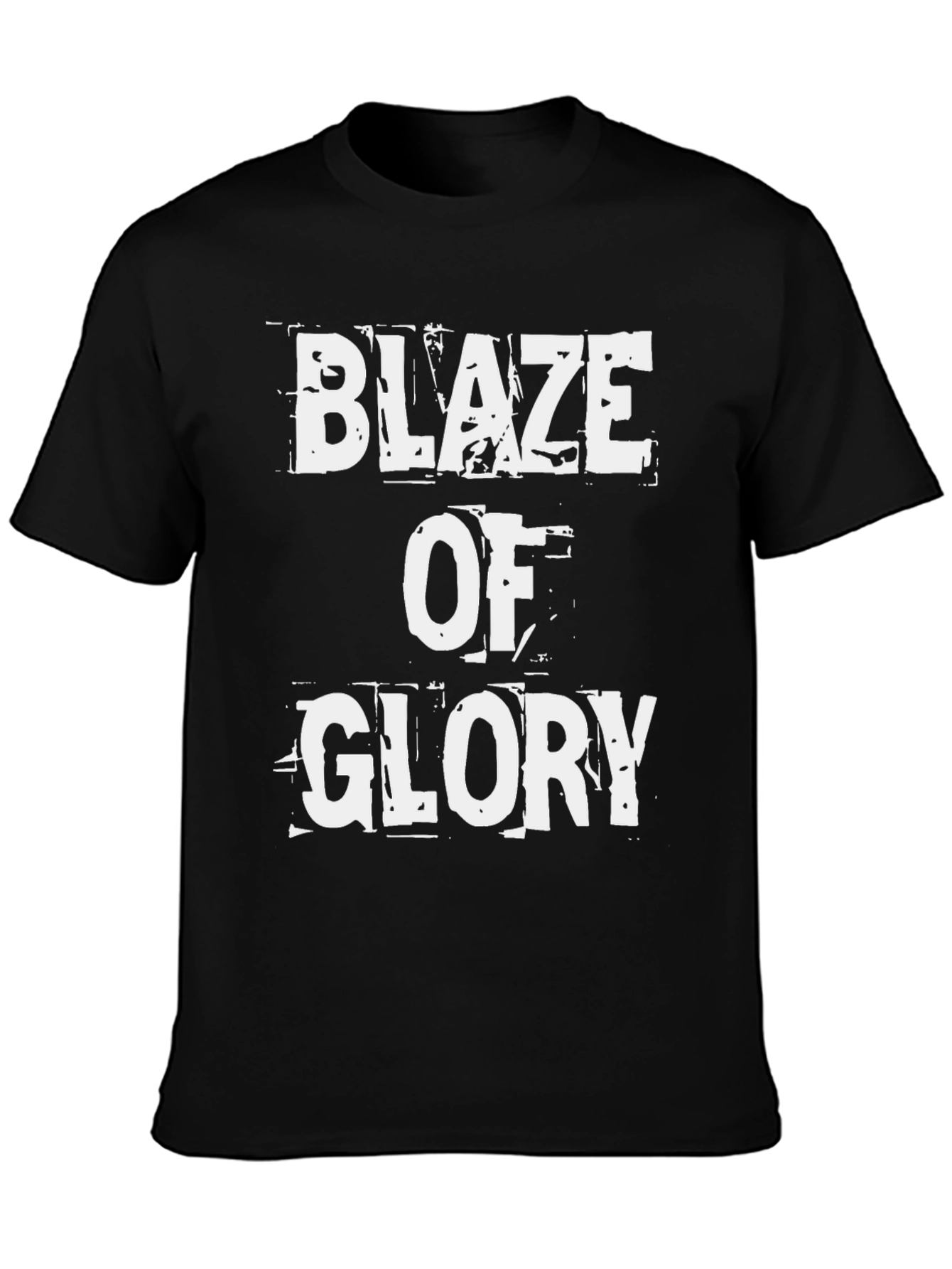 Black Blaze of Glory Graphic T-Shirt view 3