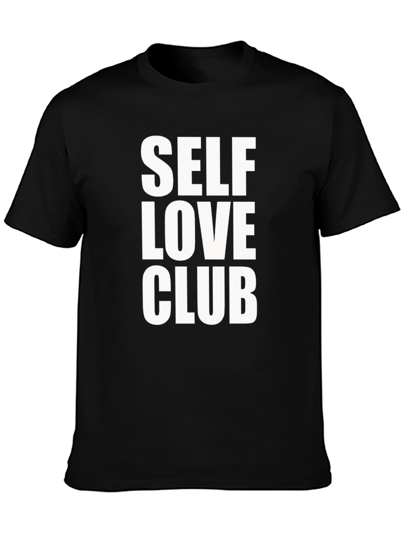 Black Self Love Club Graphic T-Shirt view 3