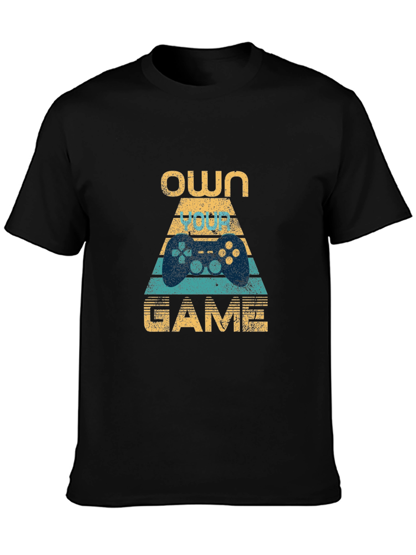 Black Own Your Game T-Shirt - Gamer Apparel view 3