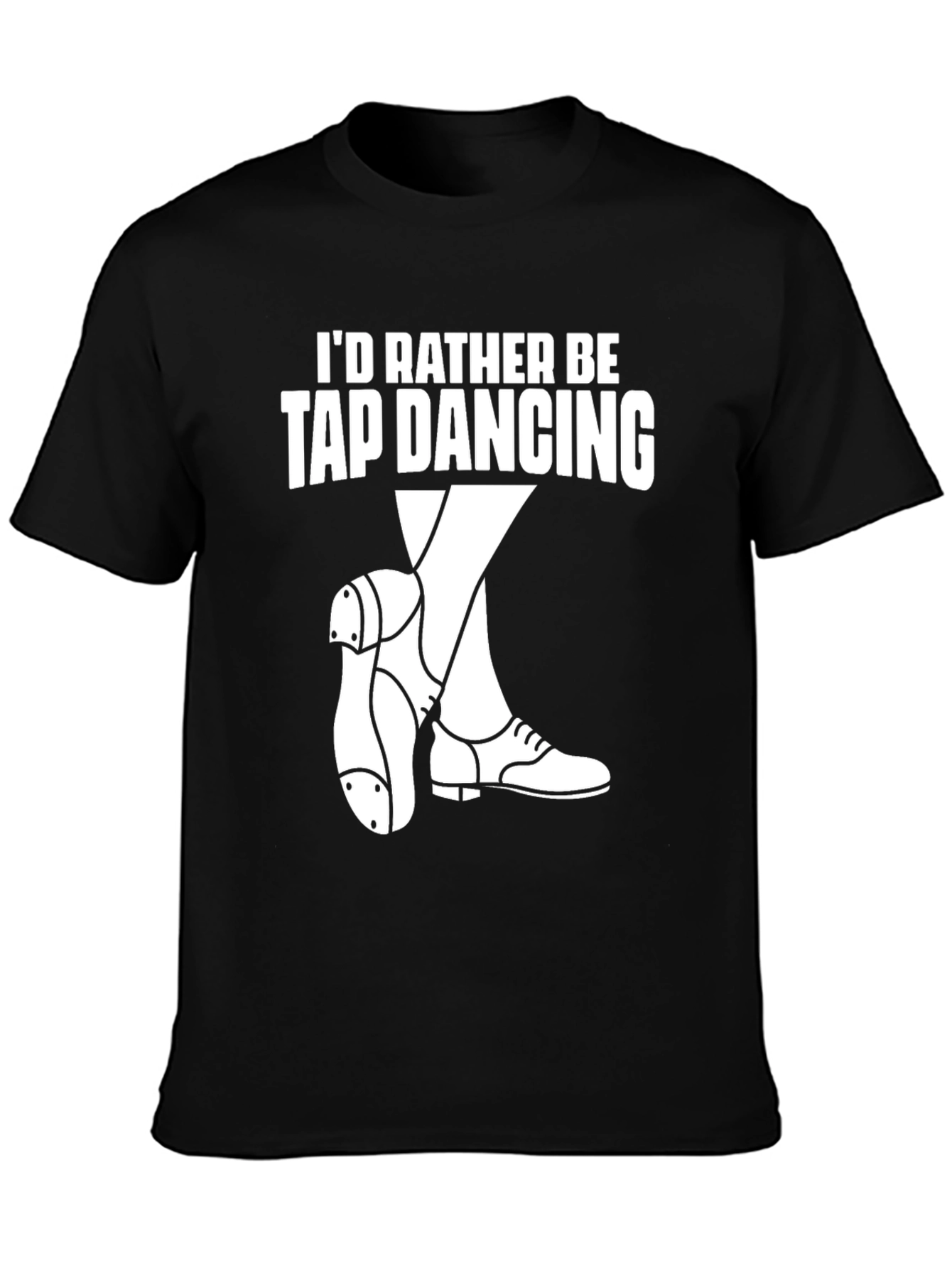 Black Tap Dancing T-Shirt - Dancer's Delight view 3