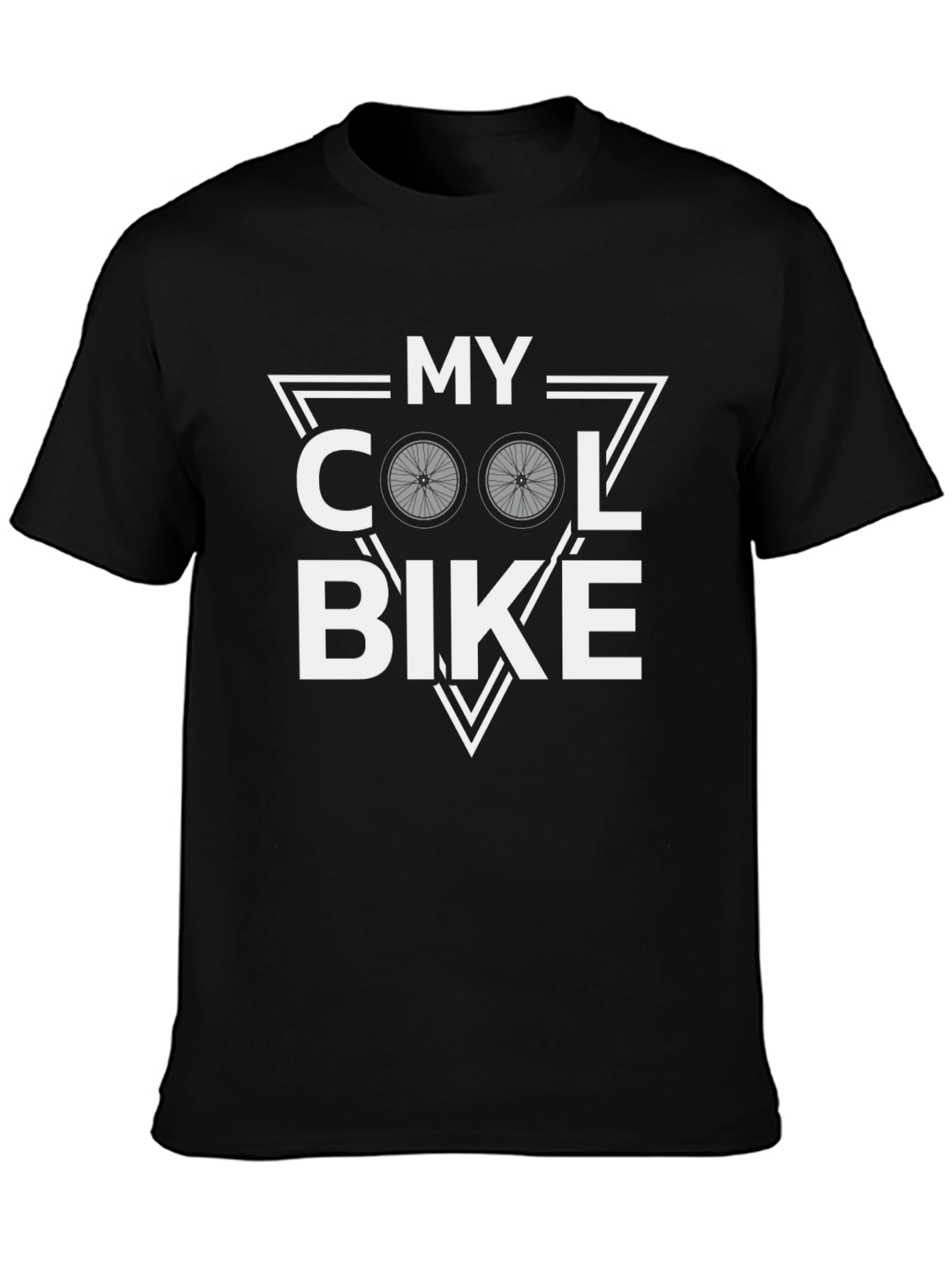 Black Cool Bike Graphic T-Shirt - Cycling Enthusiast Tee view 3