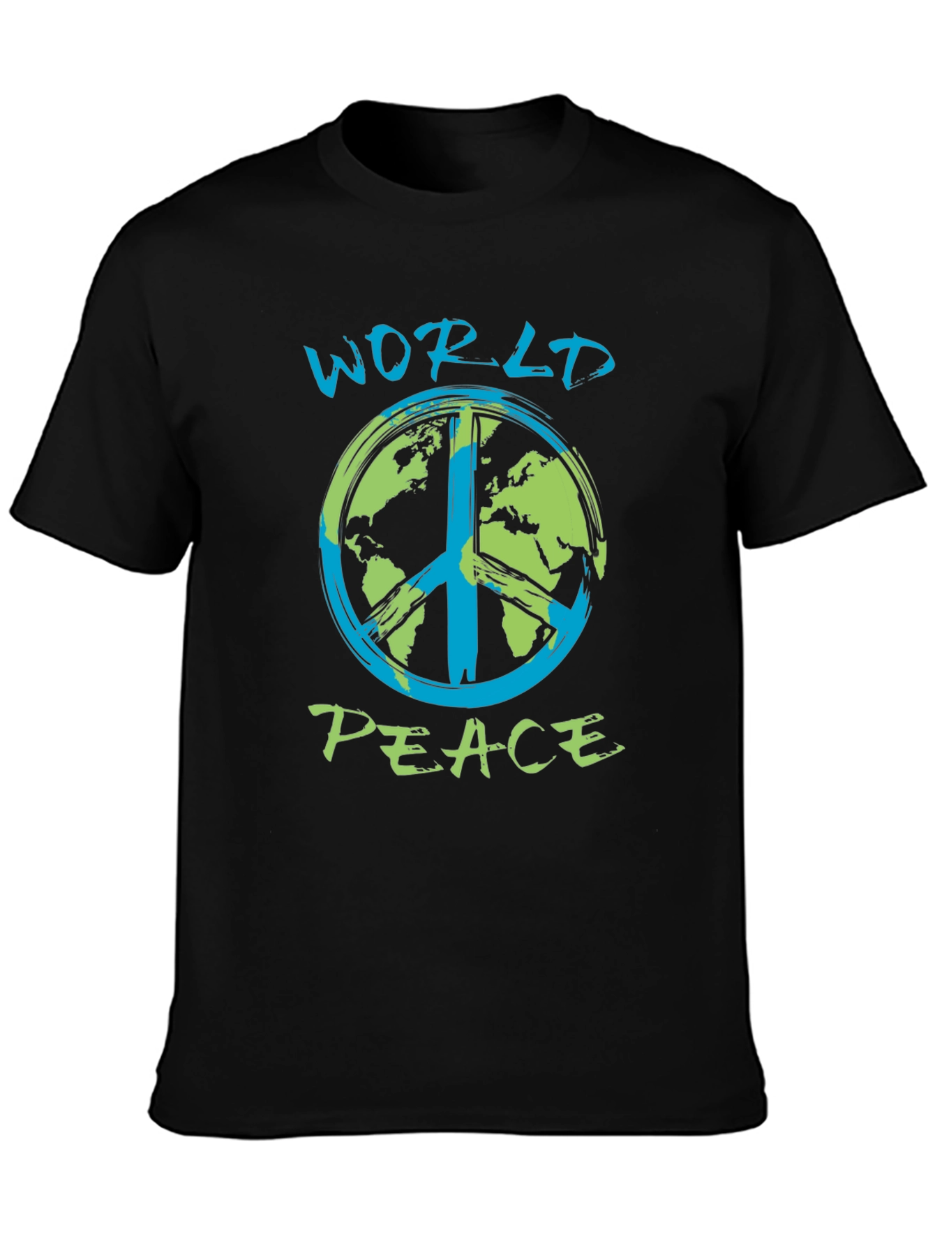 World Peace T-Shirt - Earth Peace Sign - 3