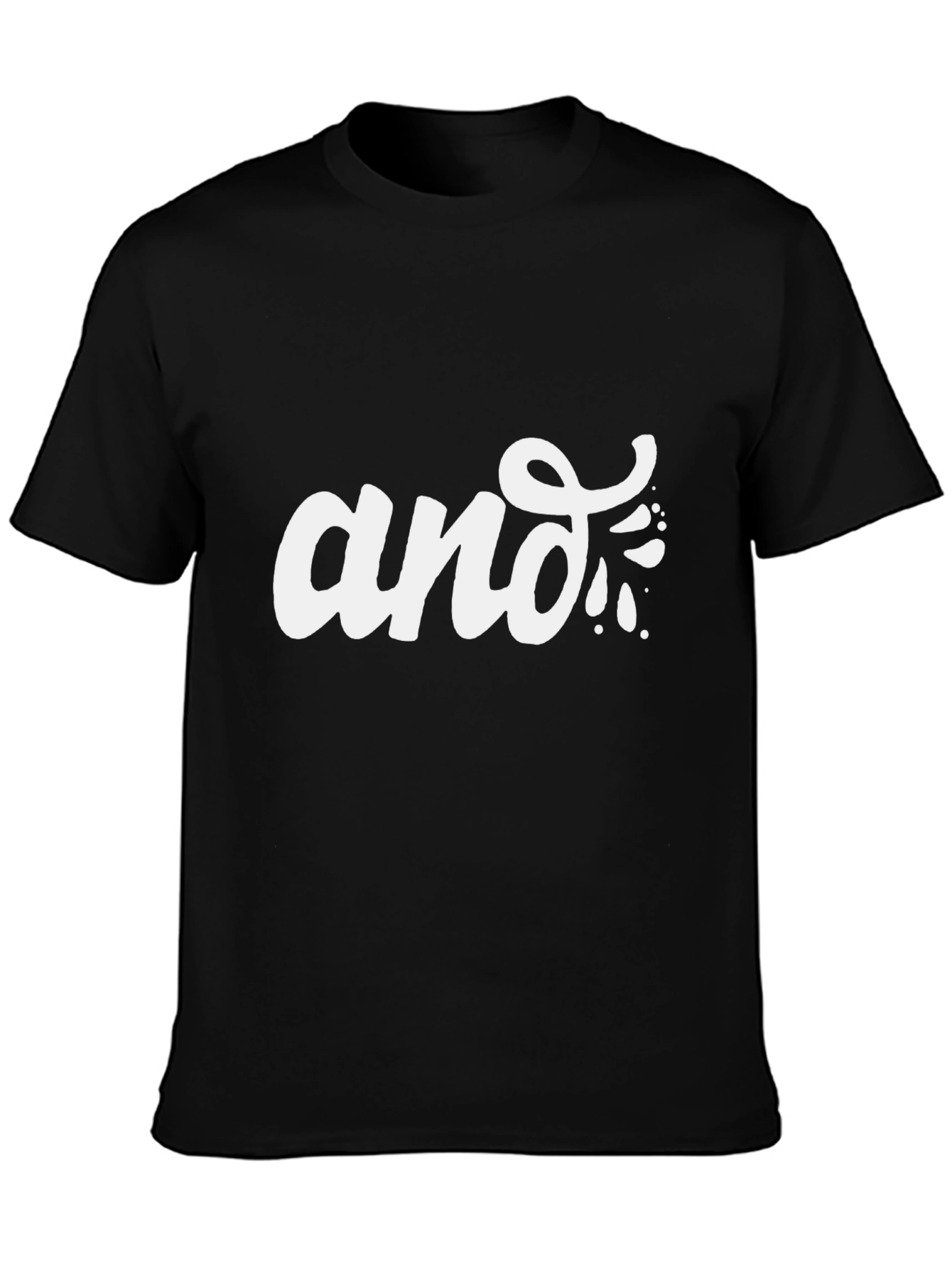 Black And T-Shirt - Stylish Statement Tee view 3