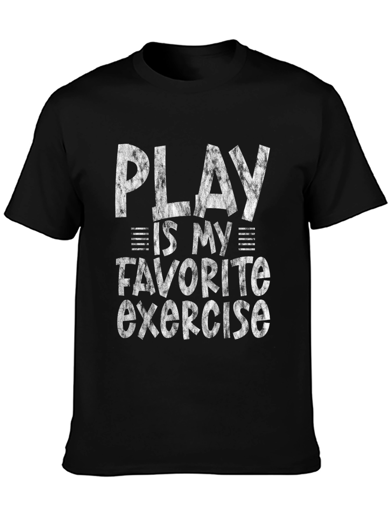 Black Play is My Favorite Exercise Graphic Tee view 3