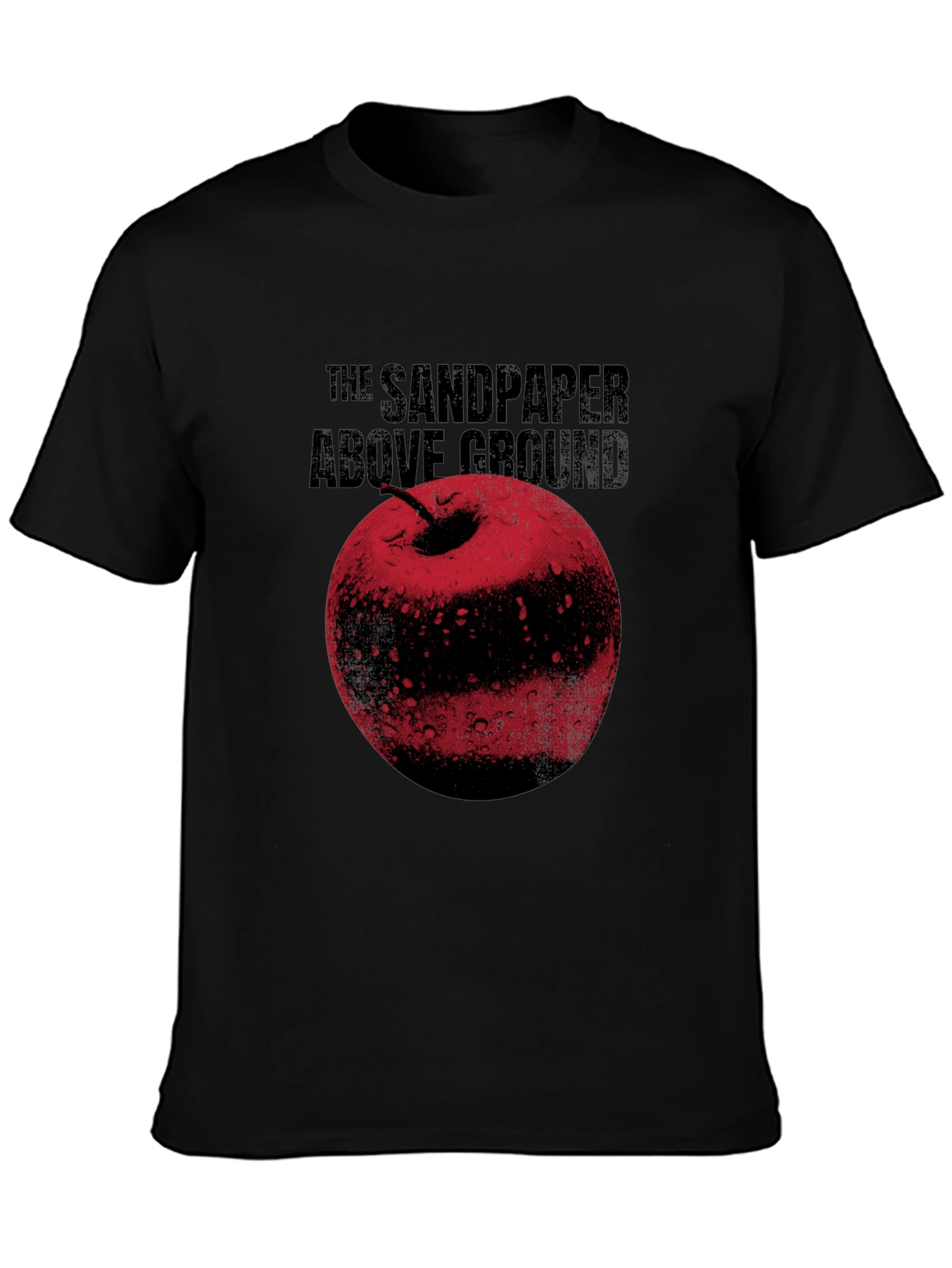 Black The Sandpaper Above Ground Graphic T-Shirt view 3