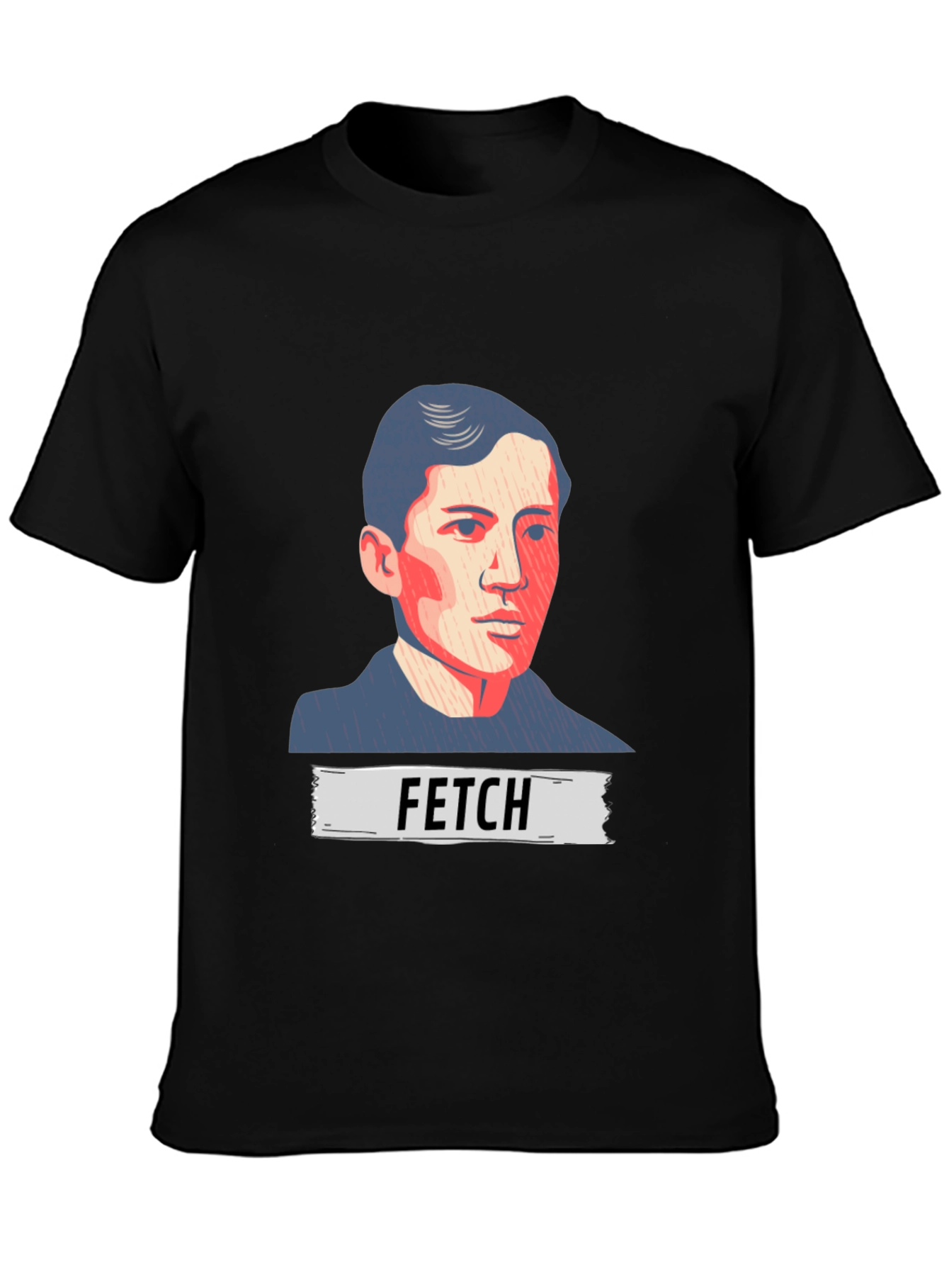Black FETCH Graphic Tee - Cool & Trendy view 3