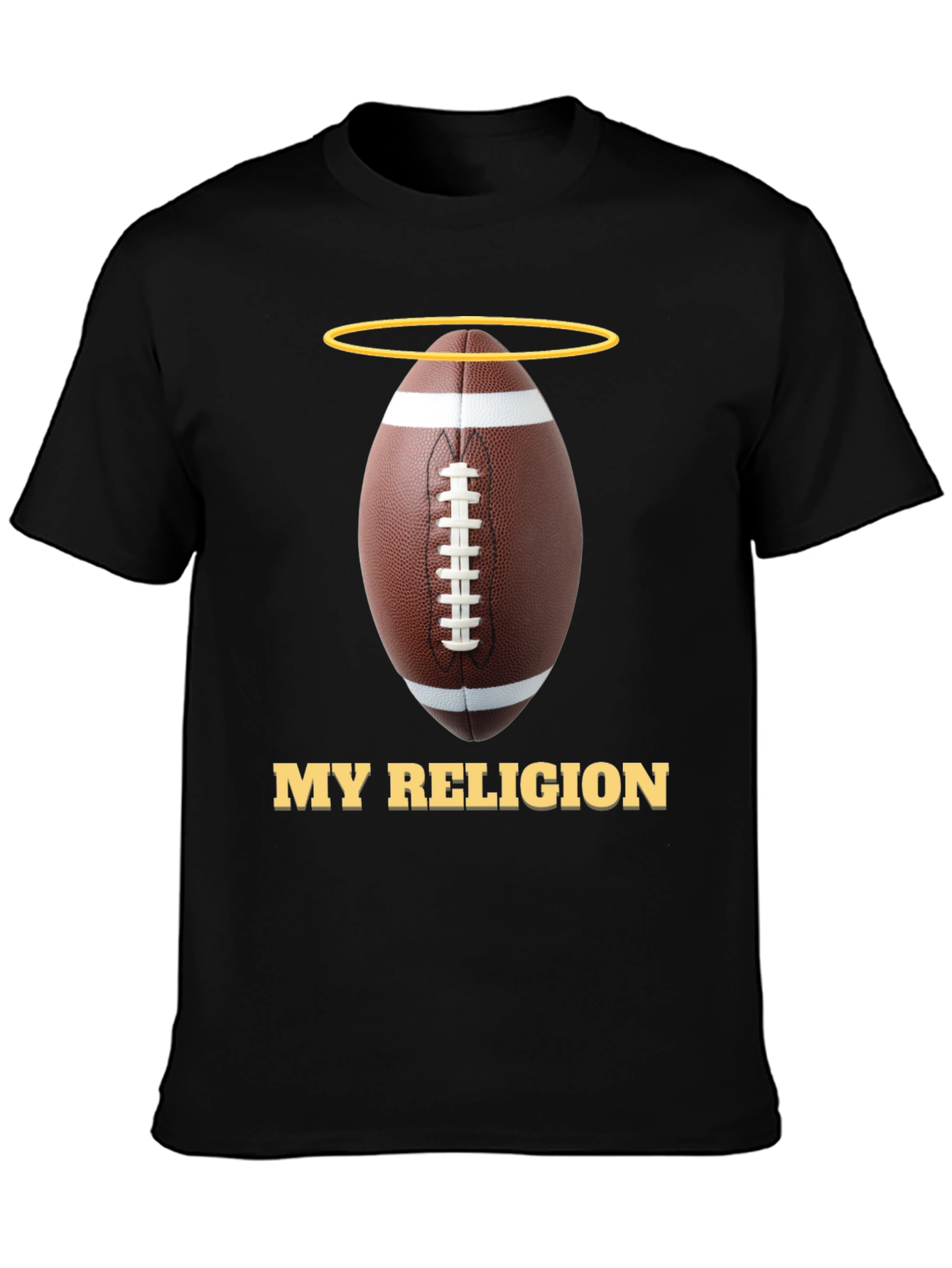 Football Religion Graphic T-Shirt - 3