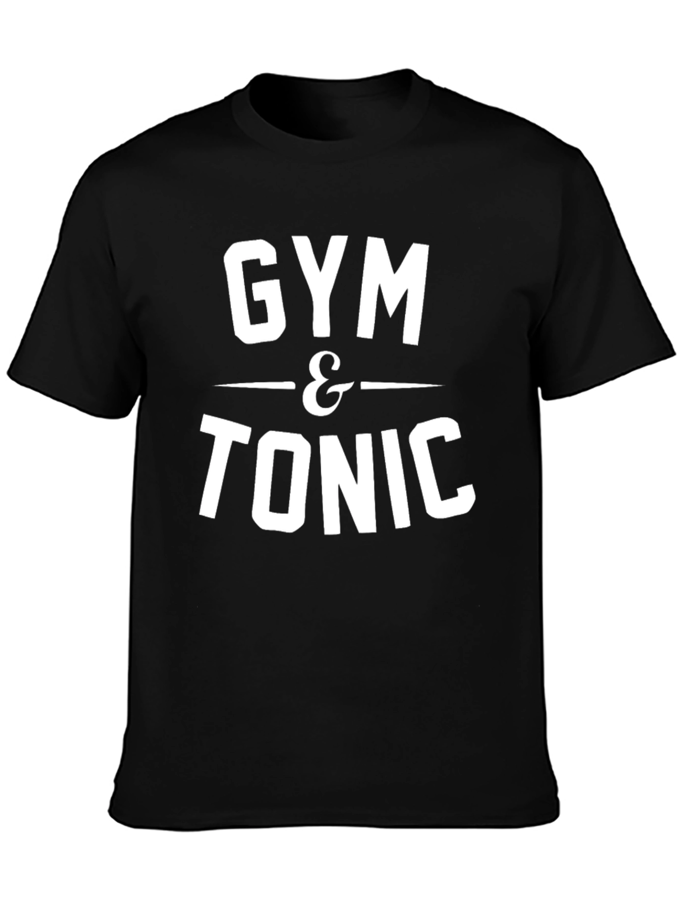 Black Gym & Tonic Graphic Tee - Black Short Sleeve view 3