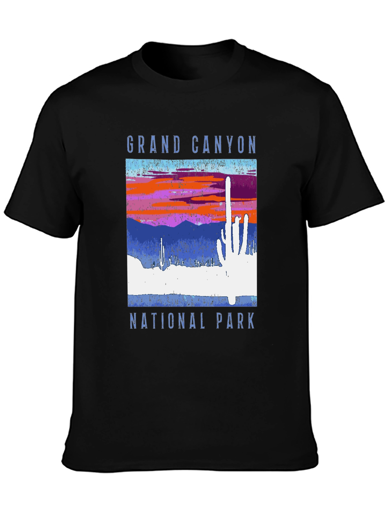 Black Grand Canyon National Park Graphic Tee view 3