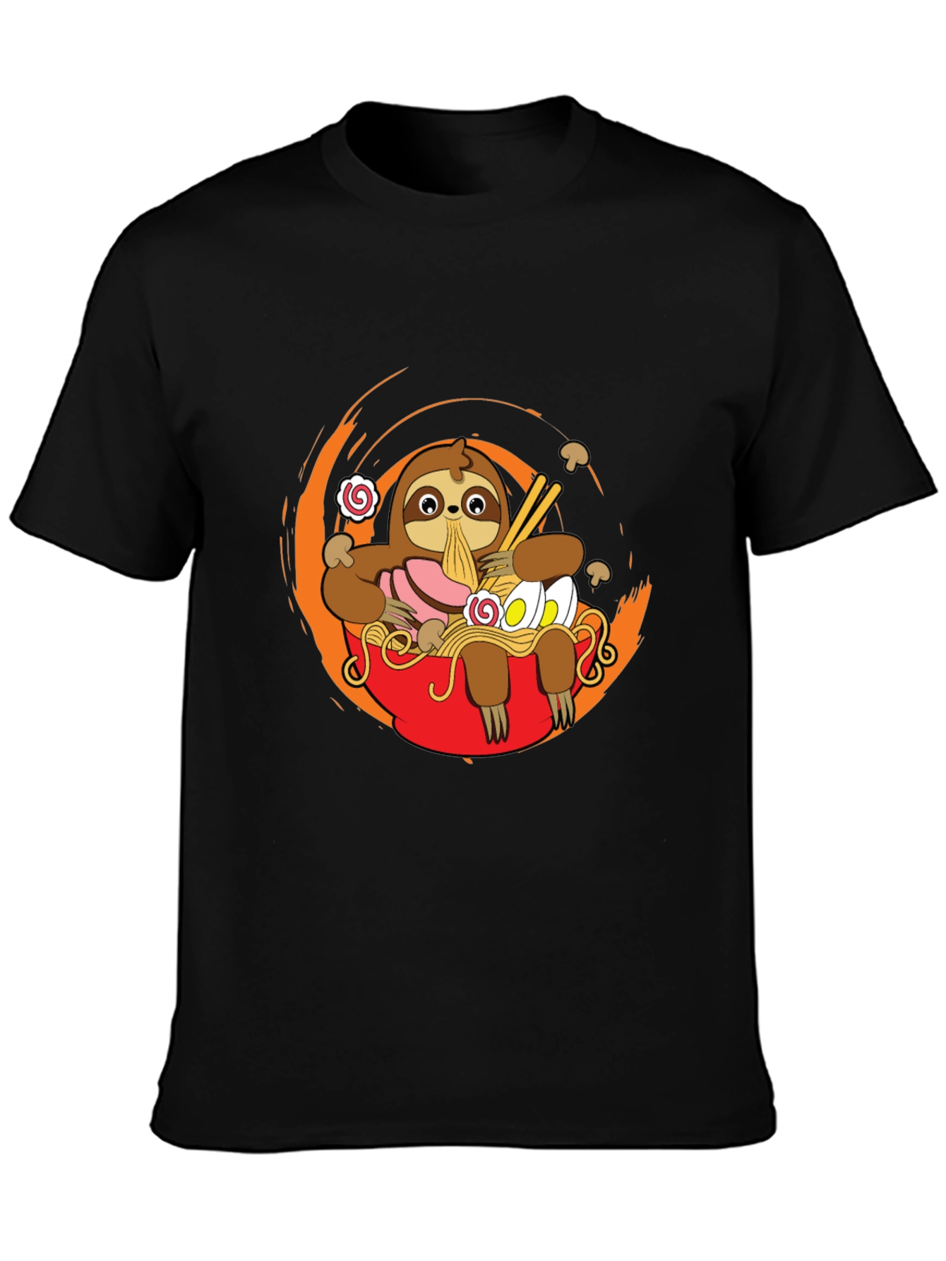 Sloth Ramen T-Shirt - Cute Noodle Lover Tee - 3
