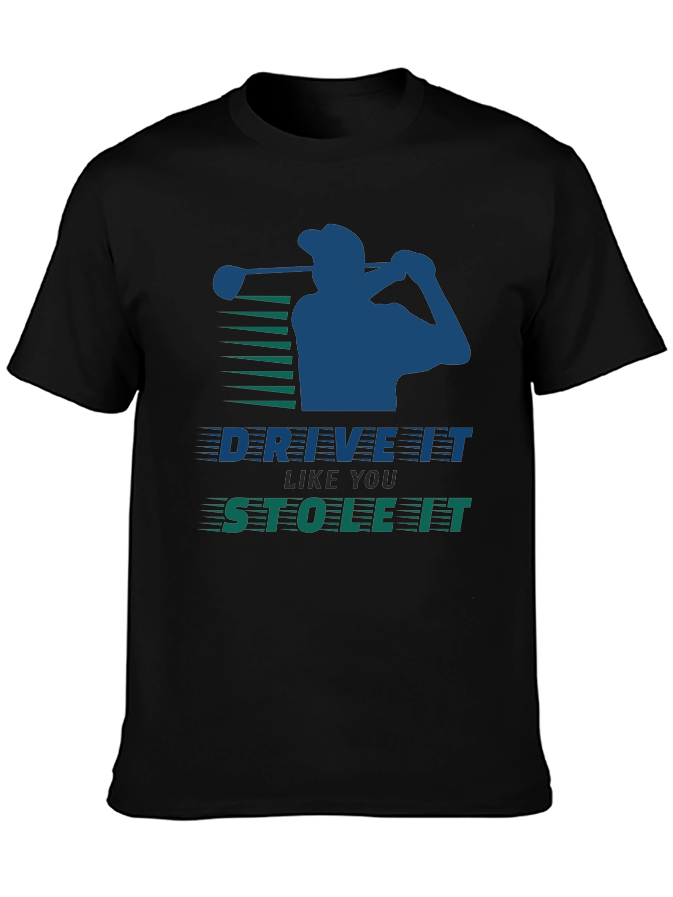 Black Drive It Like You Stole It Golf Tee view 3