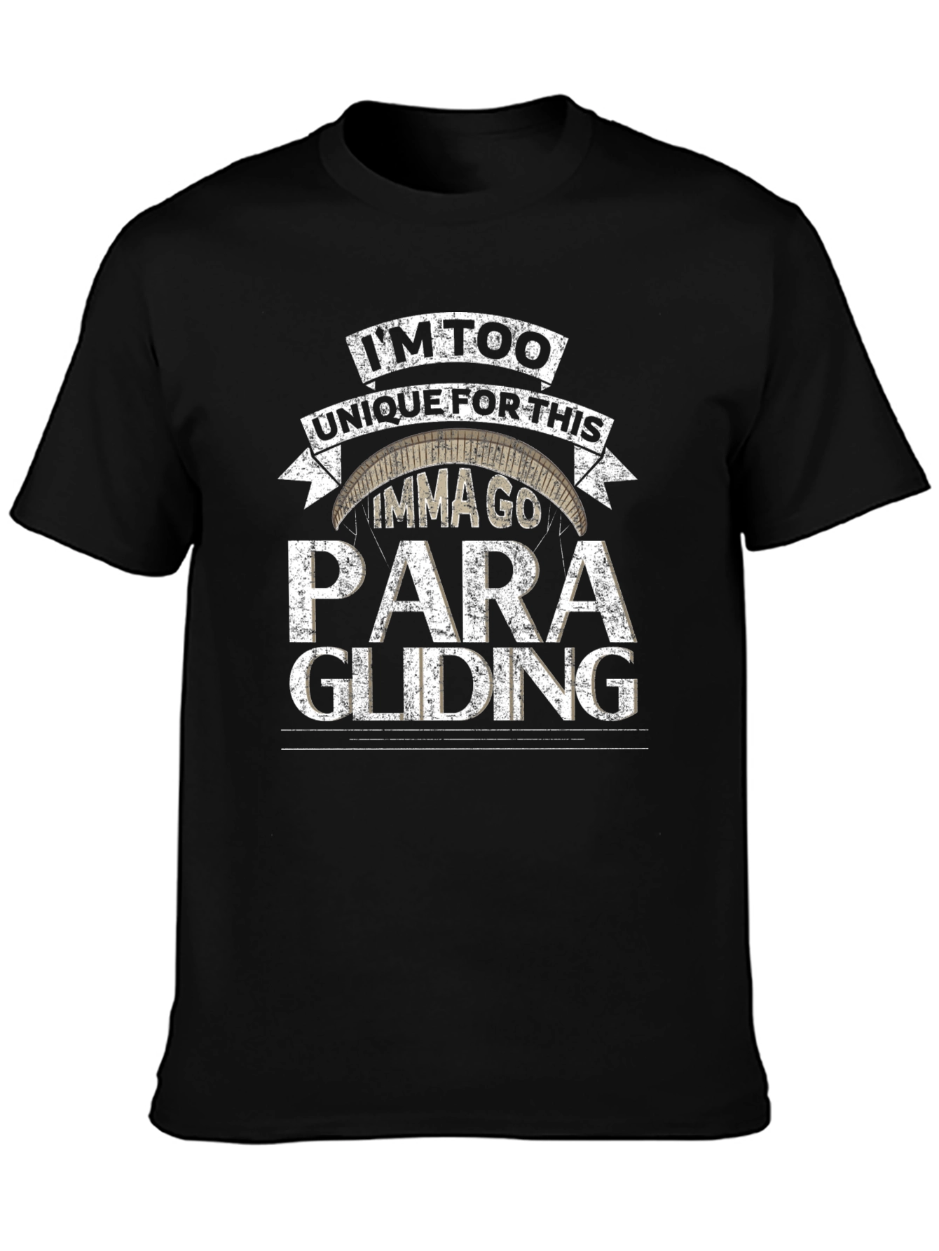 Paragliding Graphic Tee - I'm Too Unique - 3