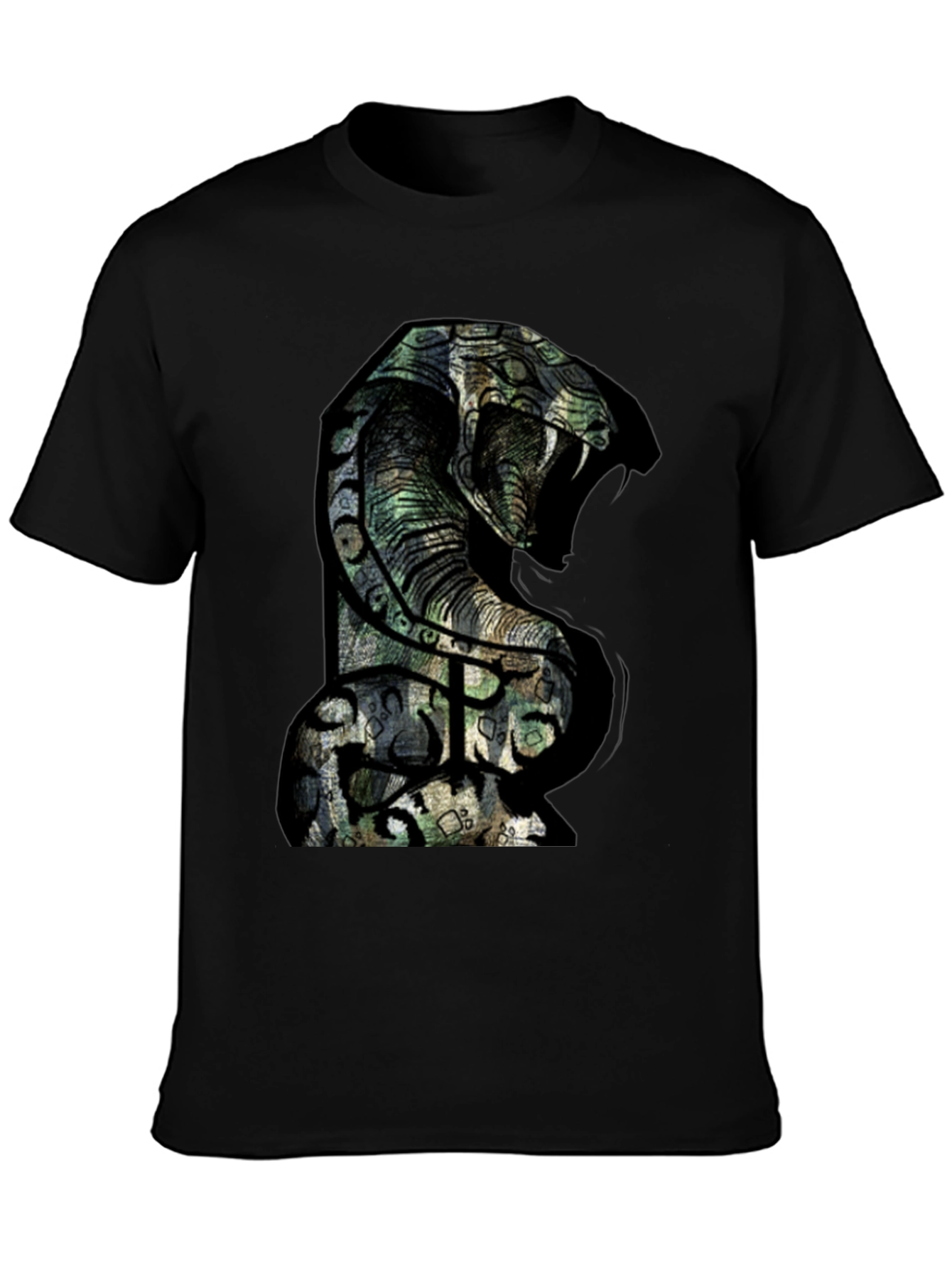 Men's Cobra Graphic T-Shirt - Bold Snake Design - 3