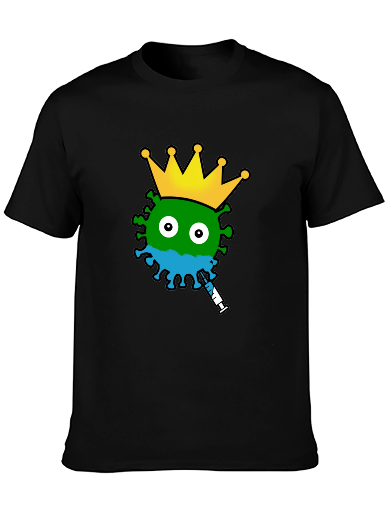 Black Corona King T-Shirt view 3