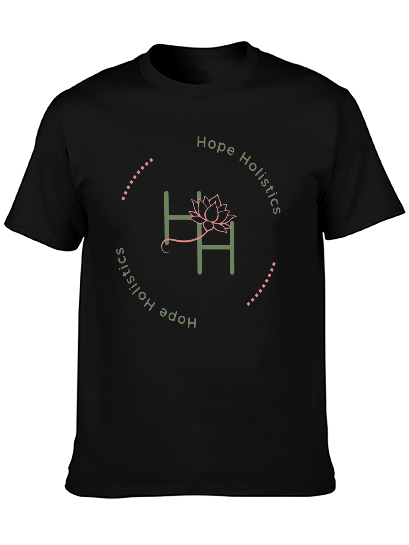 Black Hope Holistics Black T-Shirt view 3