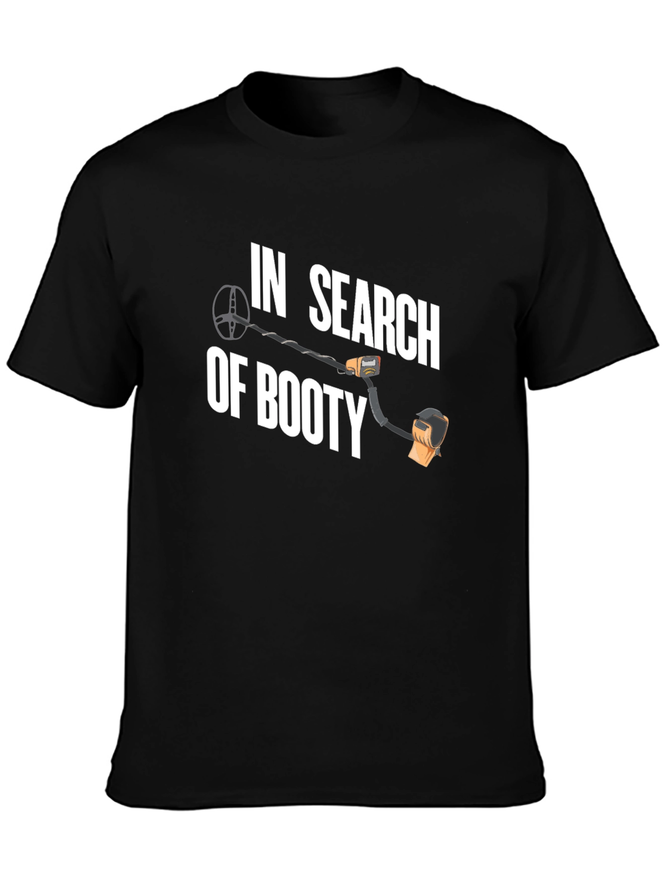 Black In Search of Booty Graphic T-Shirt view 3