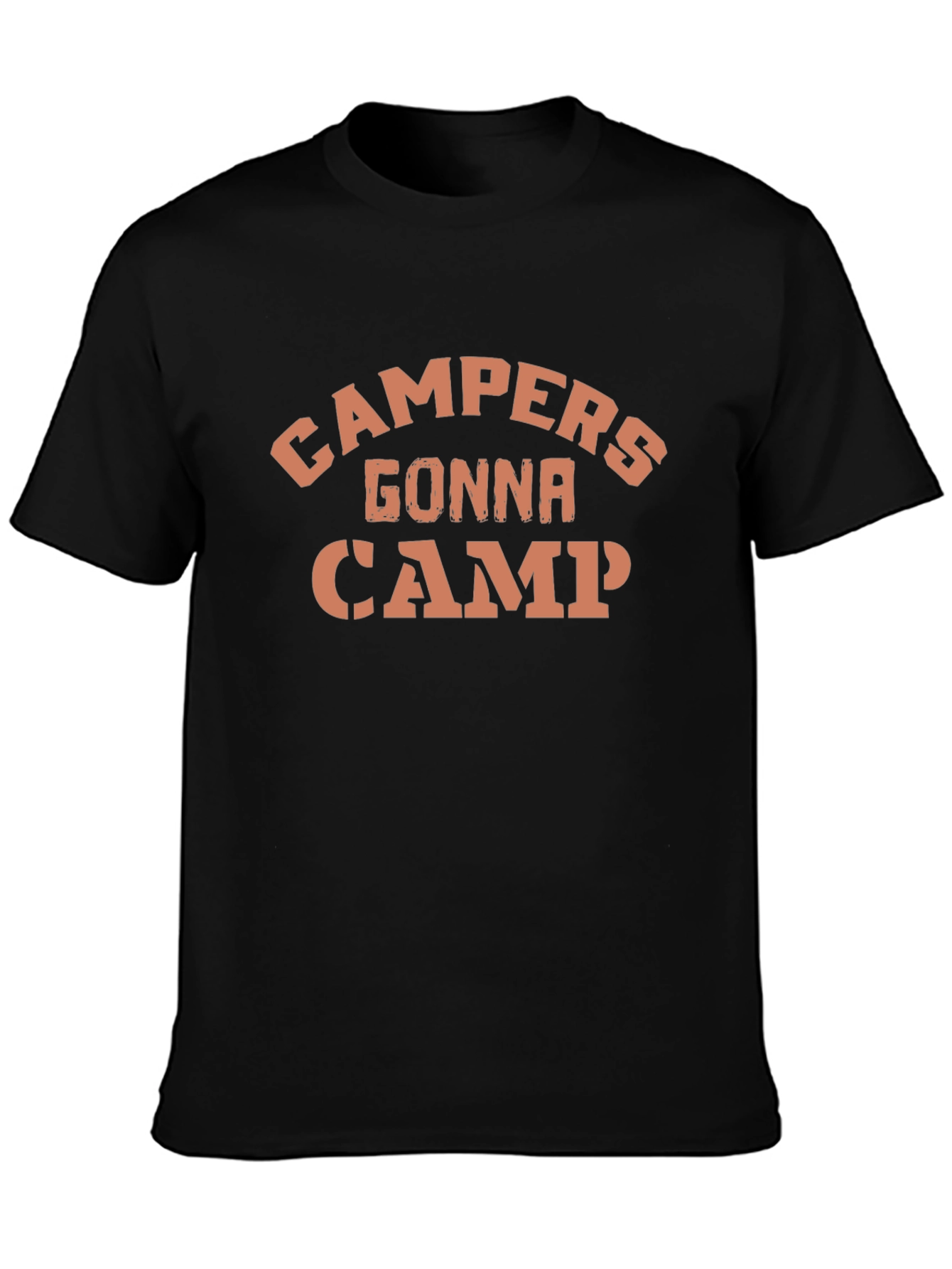Black Campers Gonna Camp Black Graphic Tee view 3