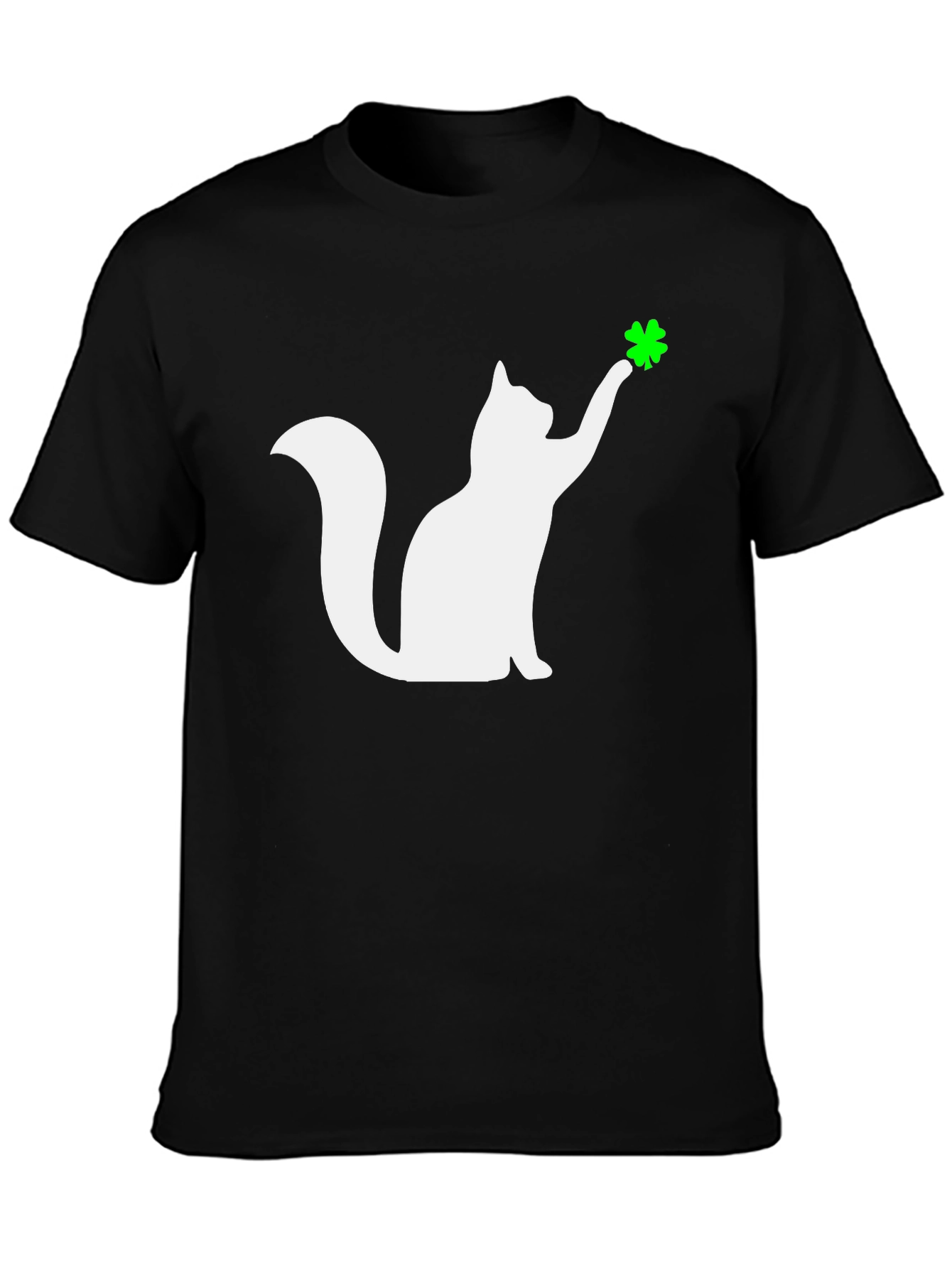 Lucky Cat Black T-Shirt - 3