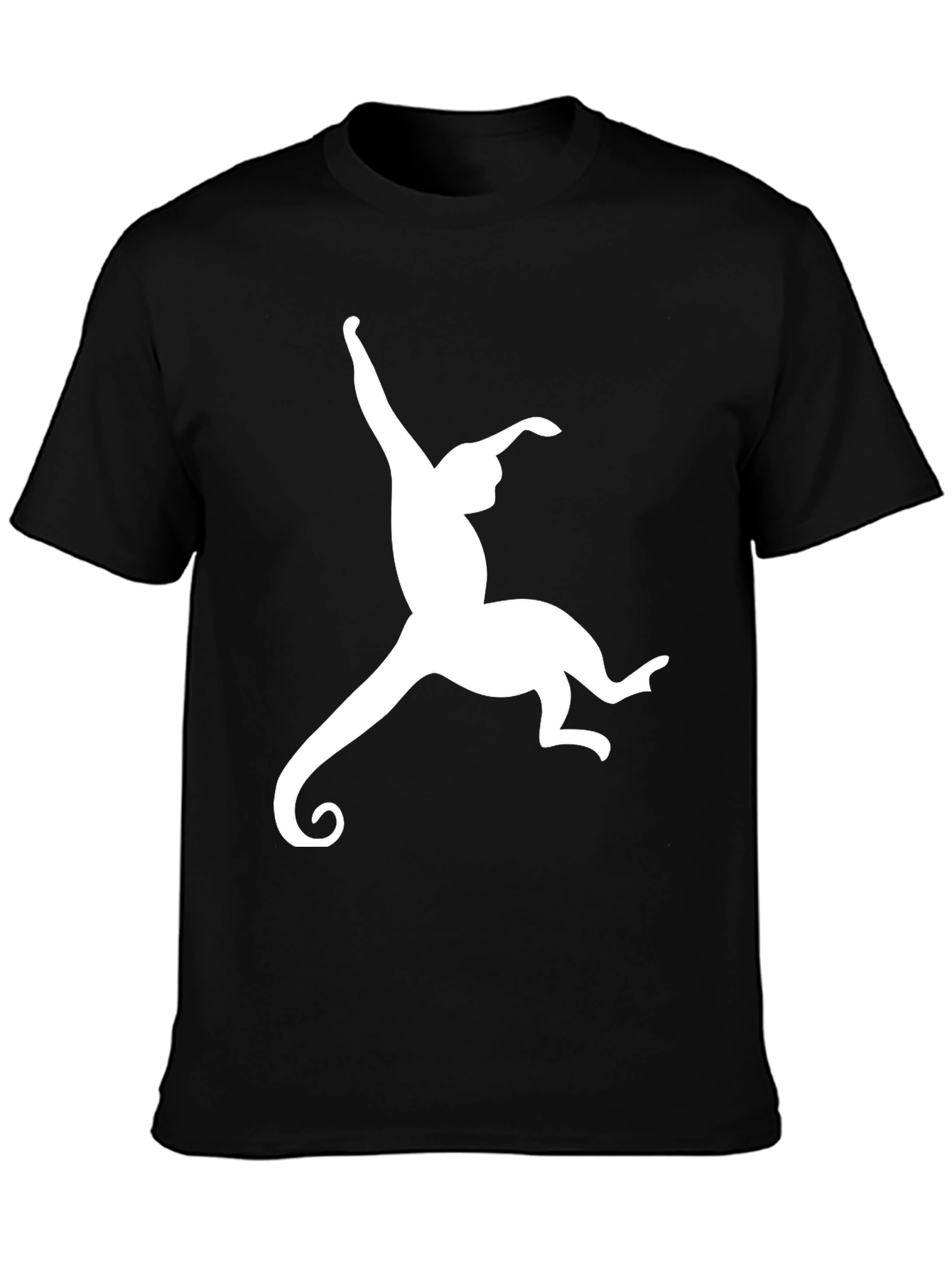 Black Monkey Graphic Tee - Men's Black T-Shirt view 3