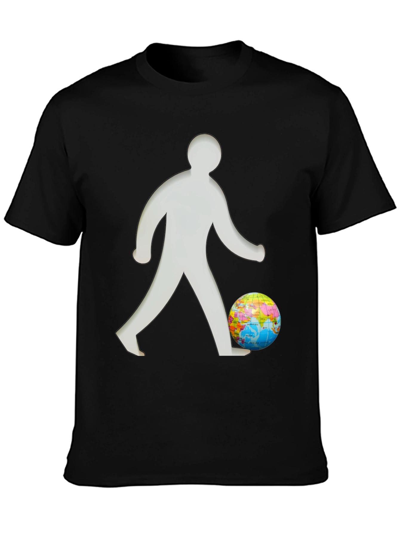 Black Global Citizen Tee - Earth Day Shirt view 3