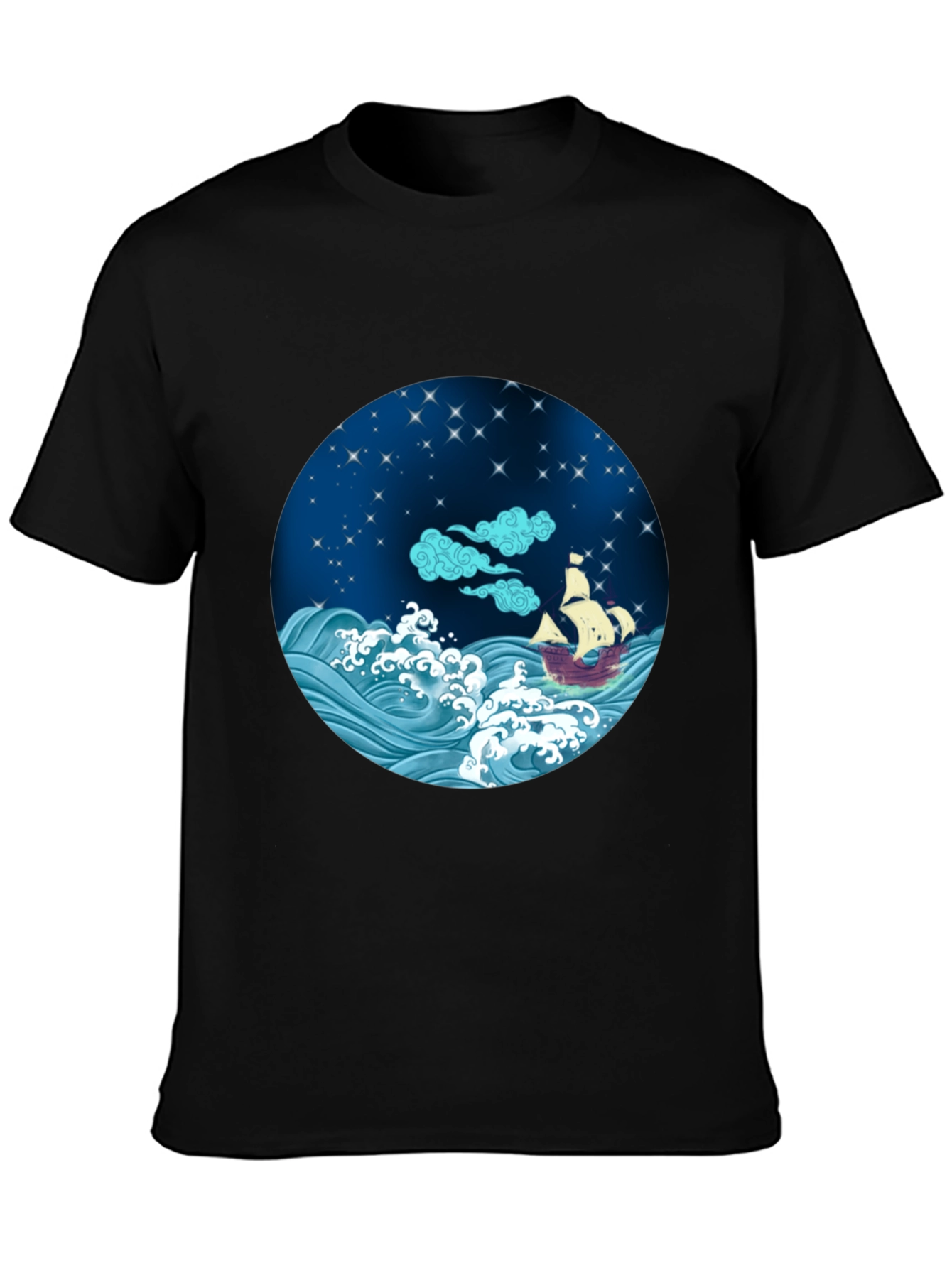 Nautical Night T-Shirt - Sea Adventure Tee - 3