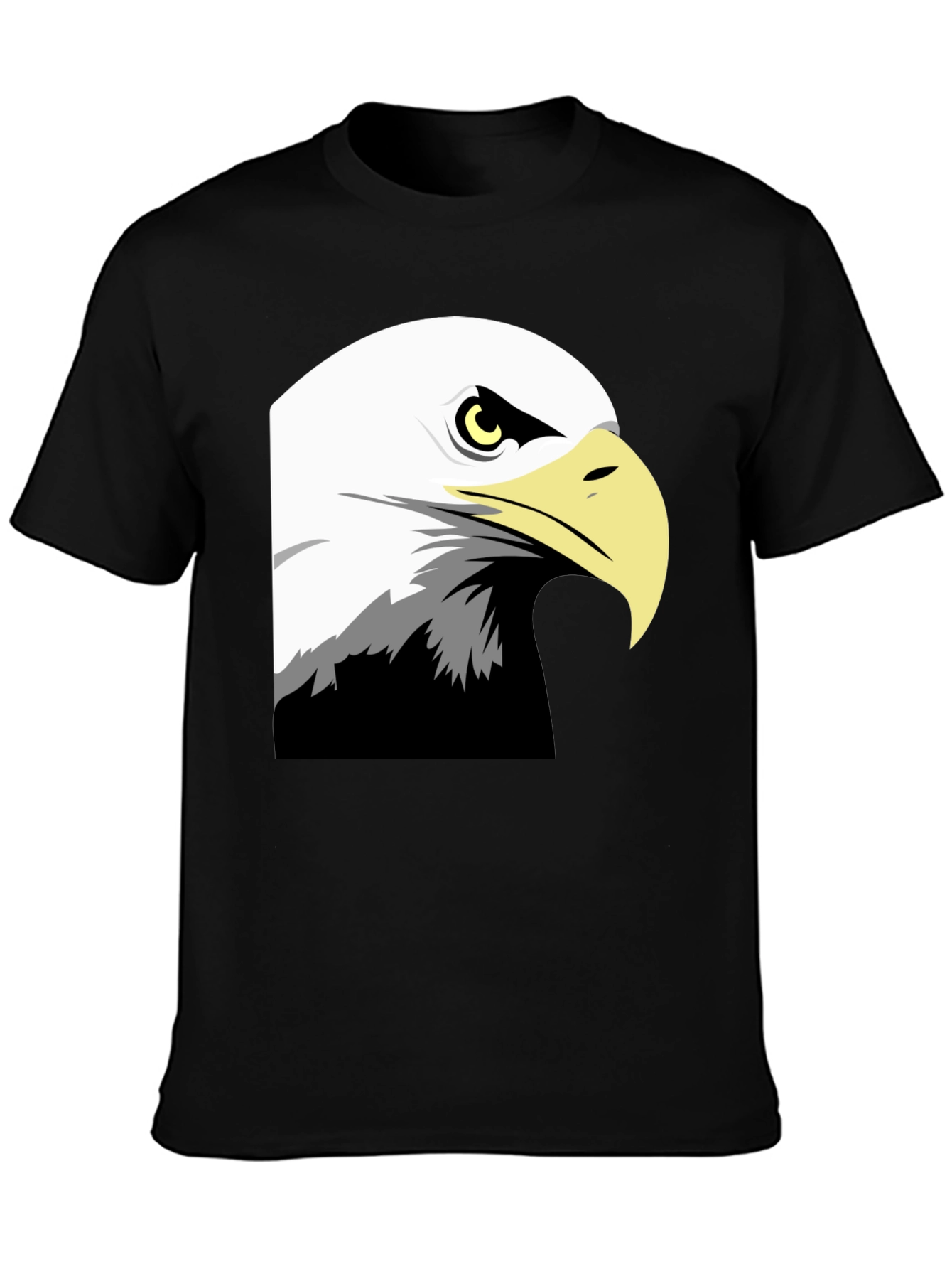 Black Eagle Graphic Black T-Shirt view 3