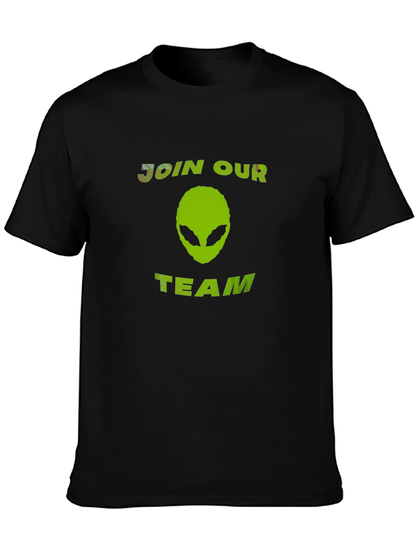 Black Join Our Team Alien T-Shirt view 3