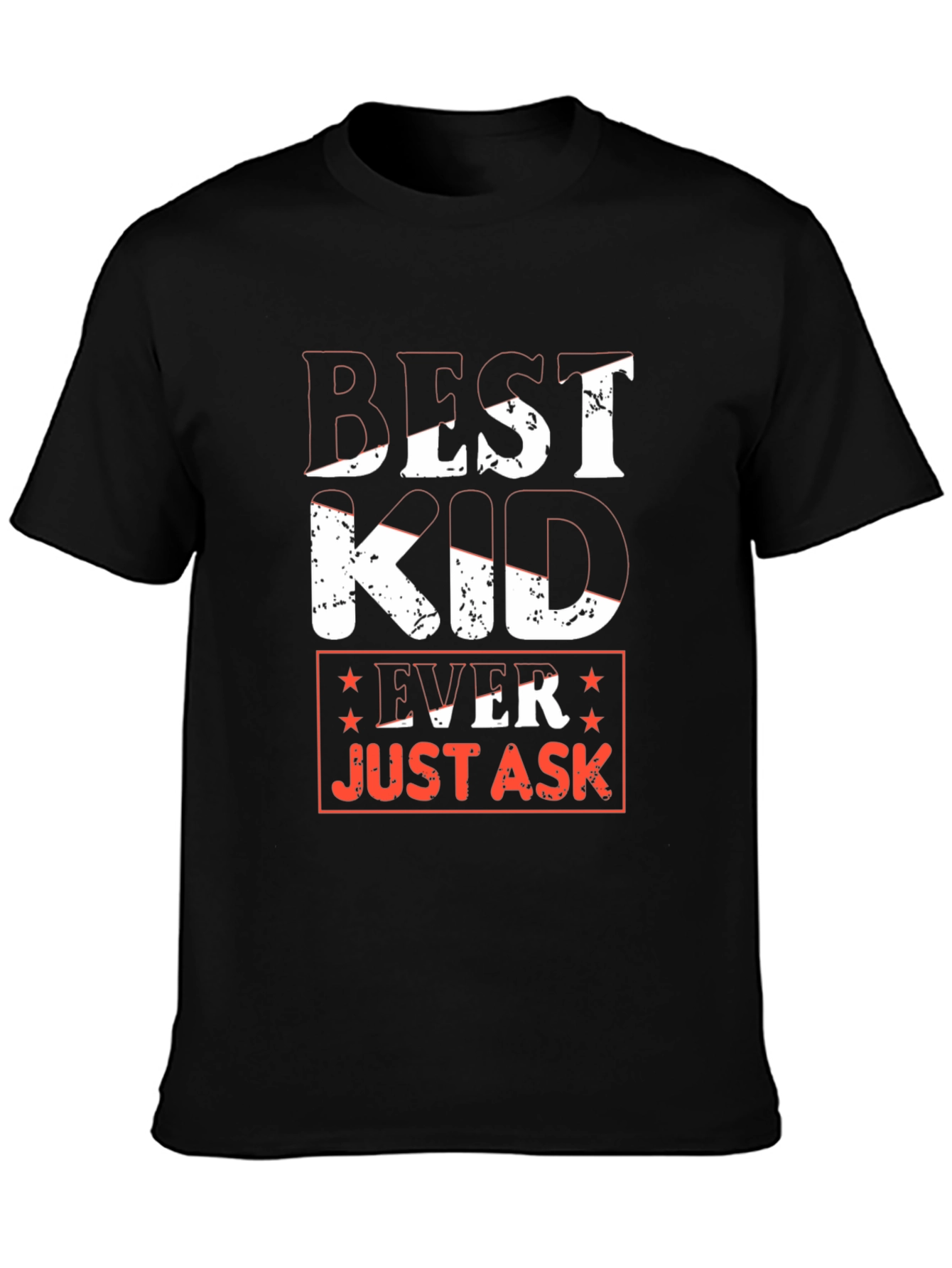 Black Best Kid Ever Graphic T-Shirt view 3