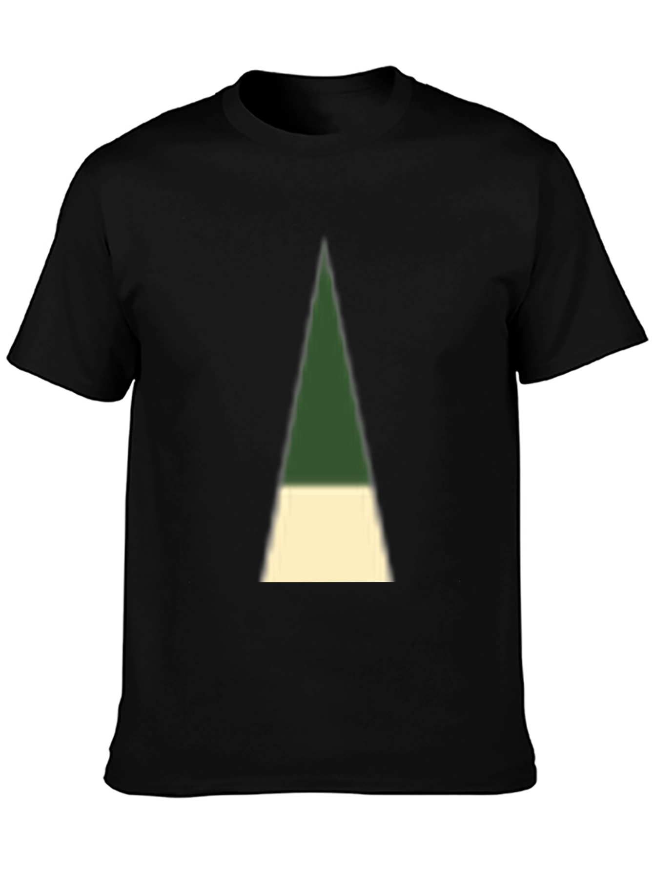 Black Modern Abstract T-Shirt view 3