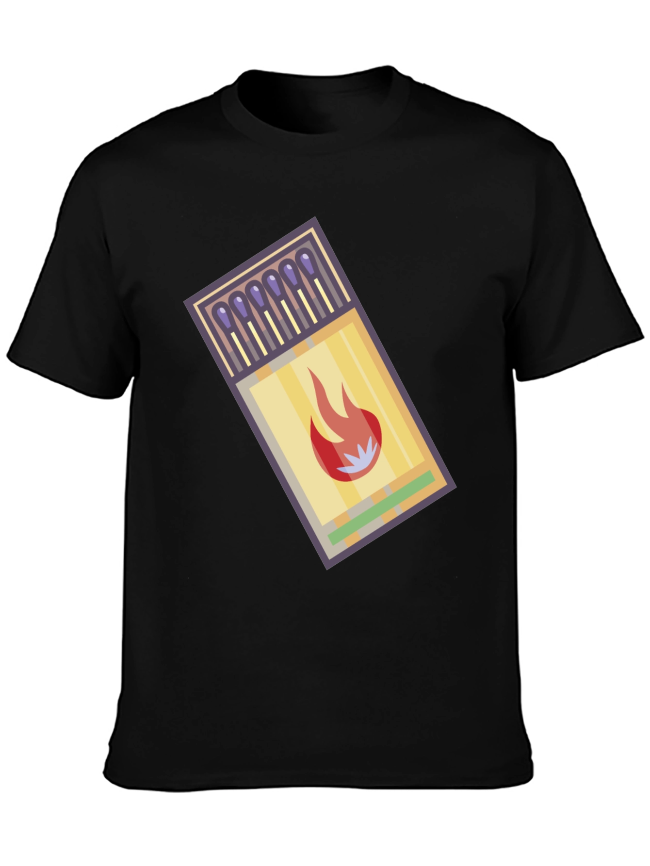 Black Matchbox Graphic T-Shirt - Ignite Your Style view 3