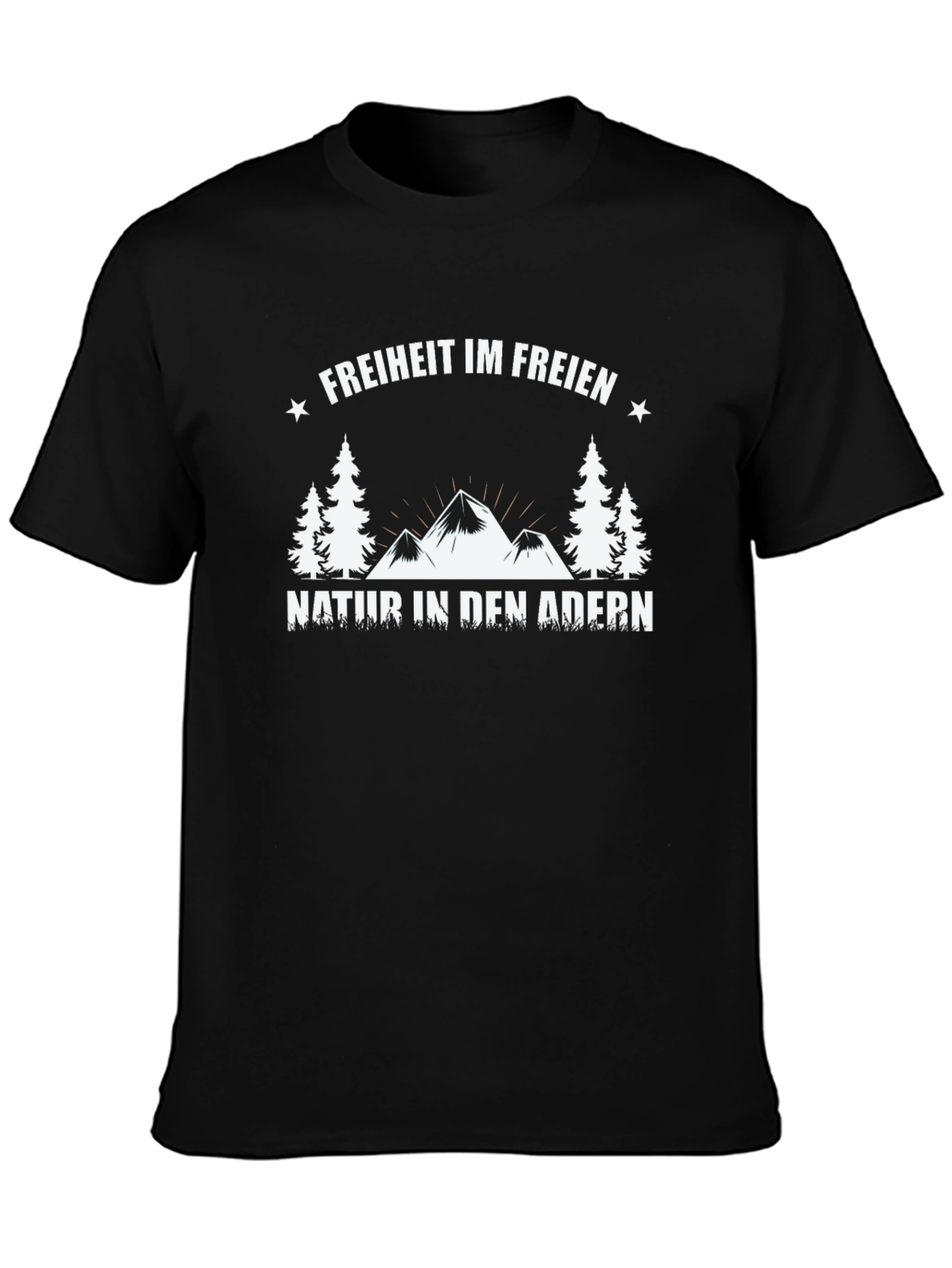 Black Freiheit Im Freien Nature T-Shirt view 3
