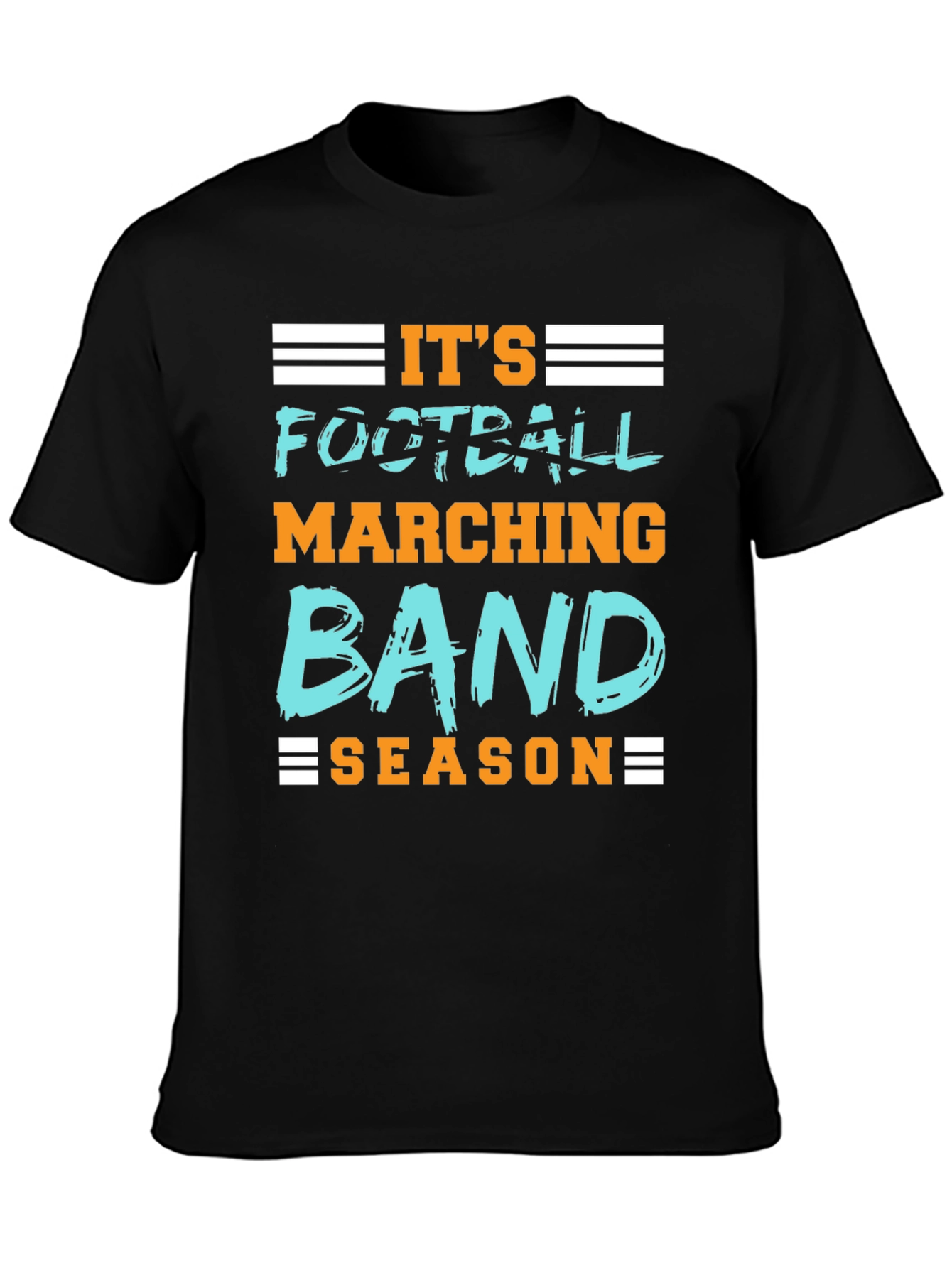 It's Football Marching Band Season Graphic Tee - 3