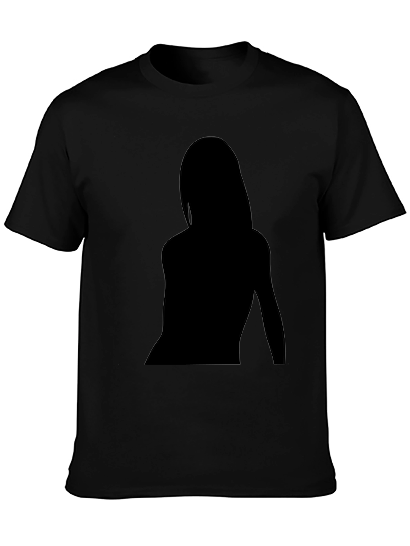 Black Silhouette Graphic T-Shirt view 3