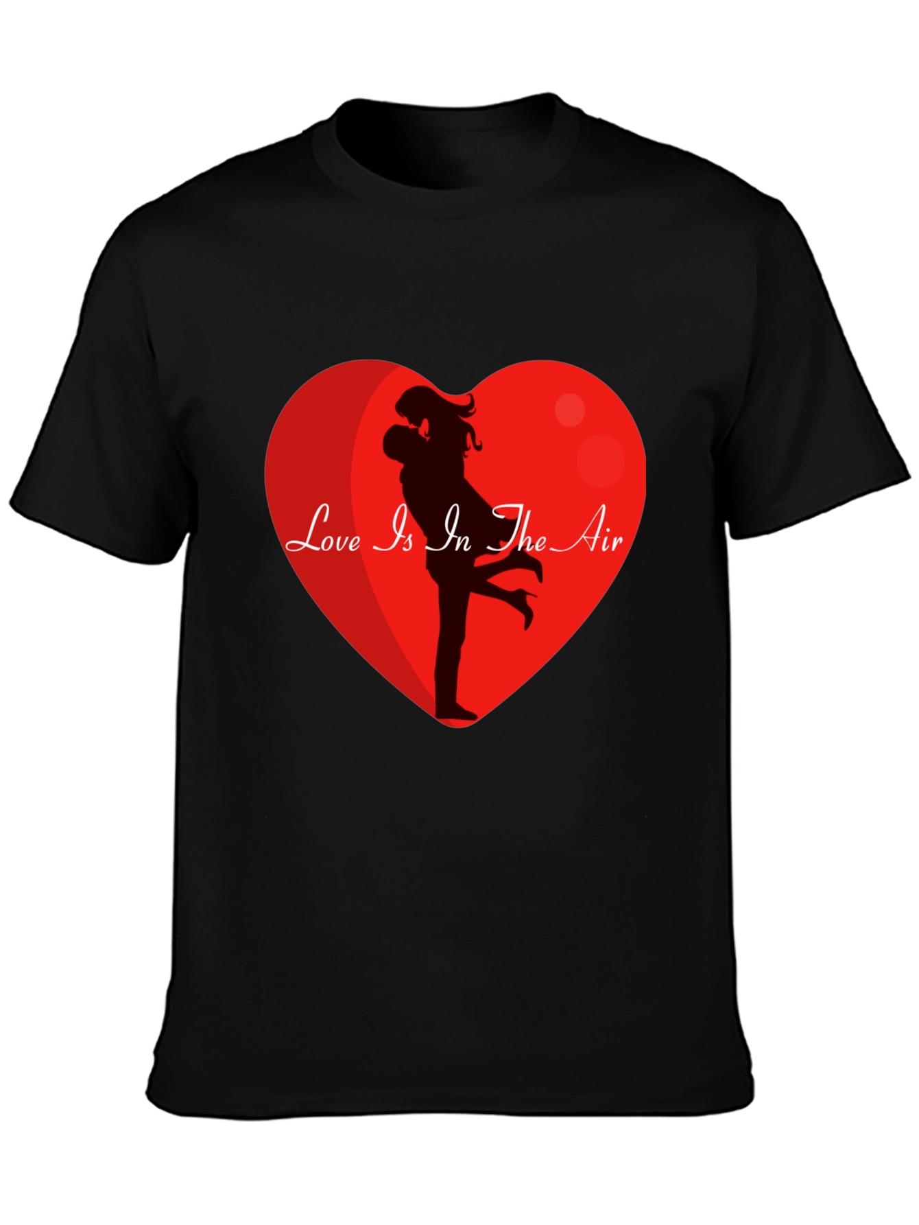 Black Love Is In The Air Graphic T-Shirt view 3