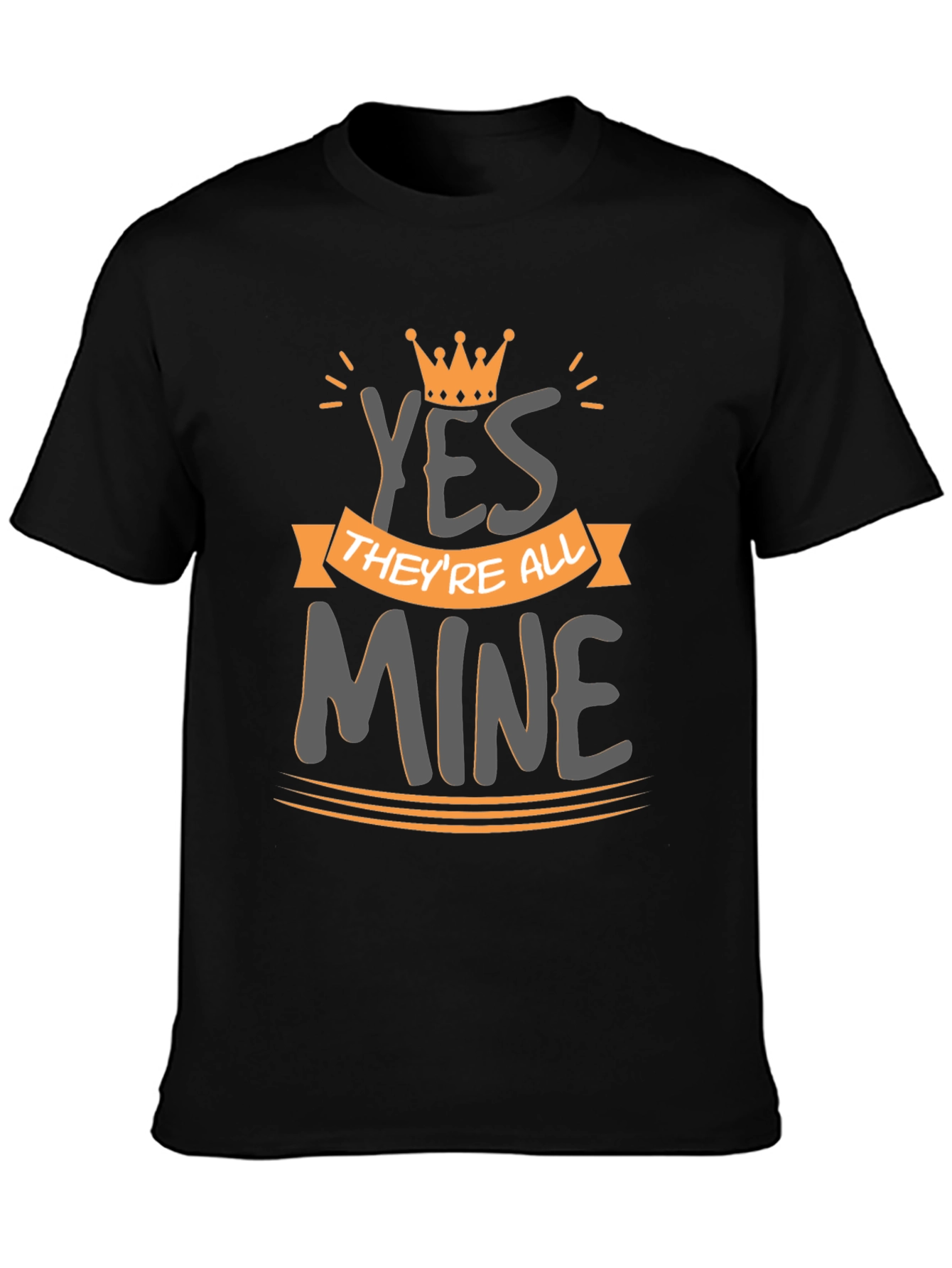 Black King's "Yes, They're All Mine" Graphic Tee view 3