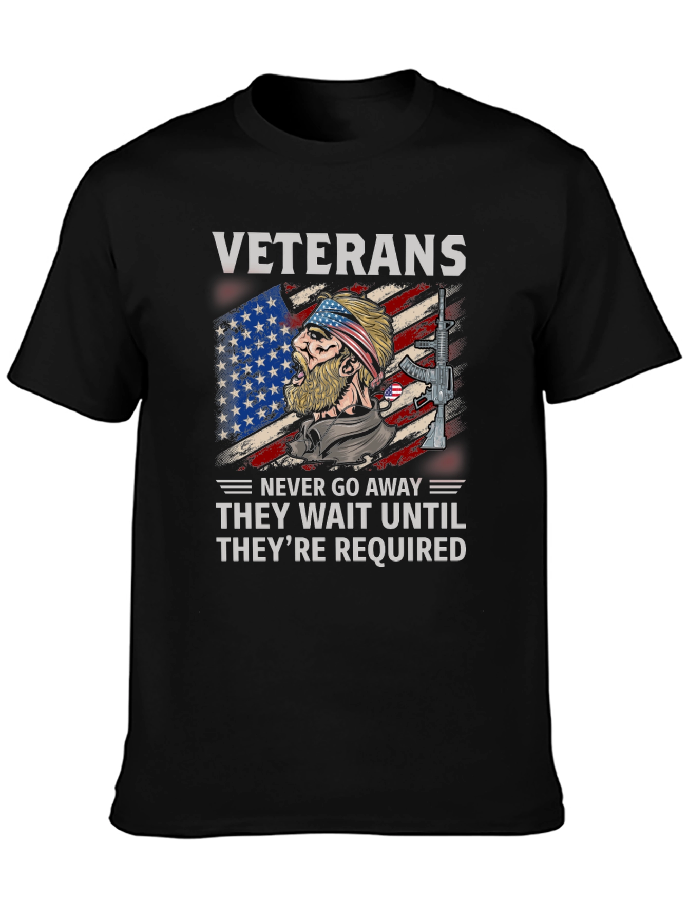 Veterans Never Go Away T-Shirt - 3