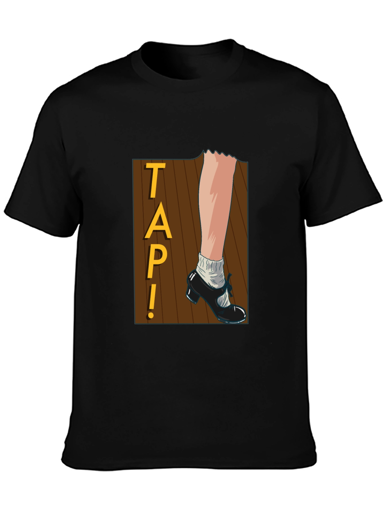 Black Tap Dance Graphic Tee - Rhythm & Style! view 3